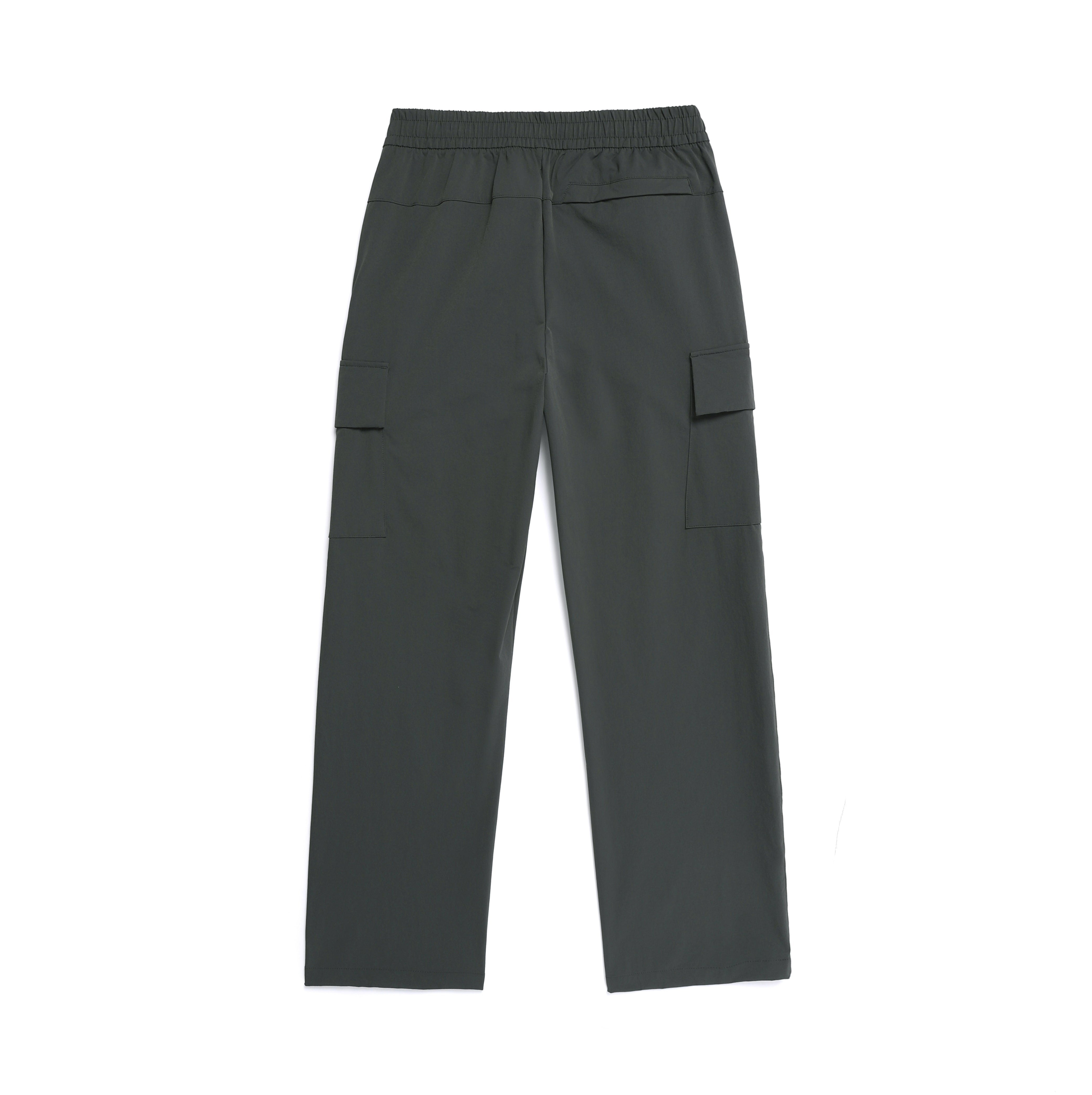 ARCHELON WOVEN STRAIGHT PANTS GREY