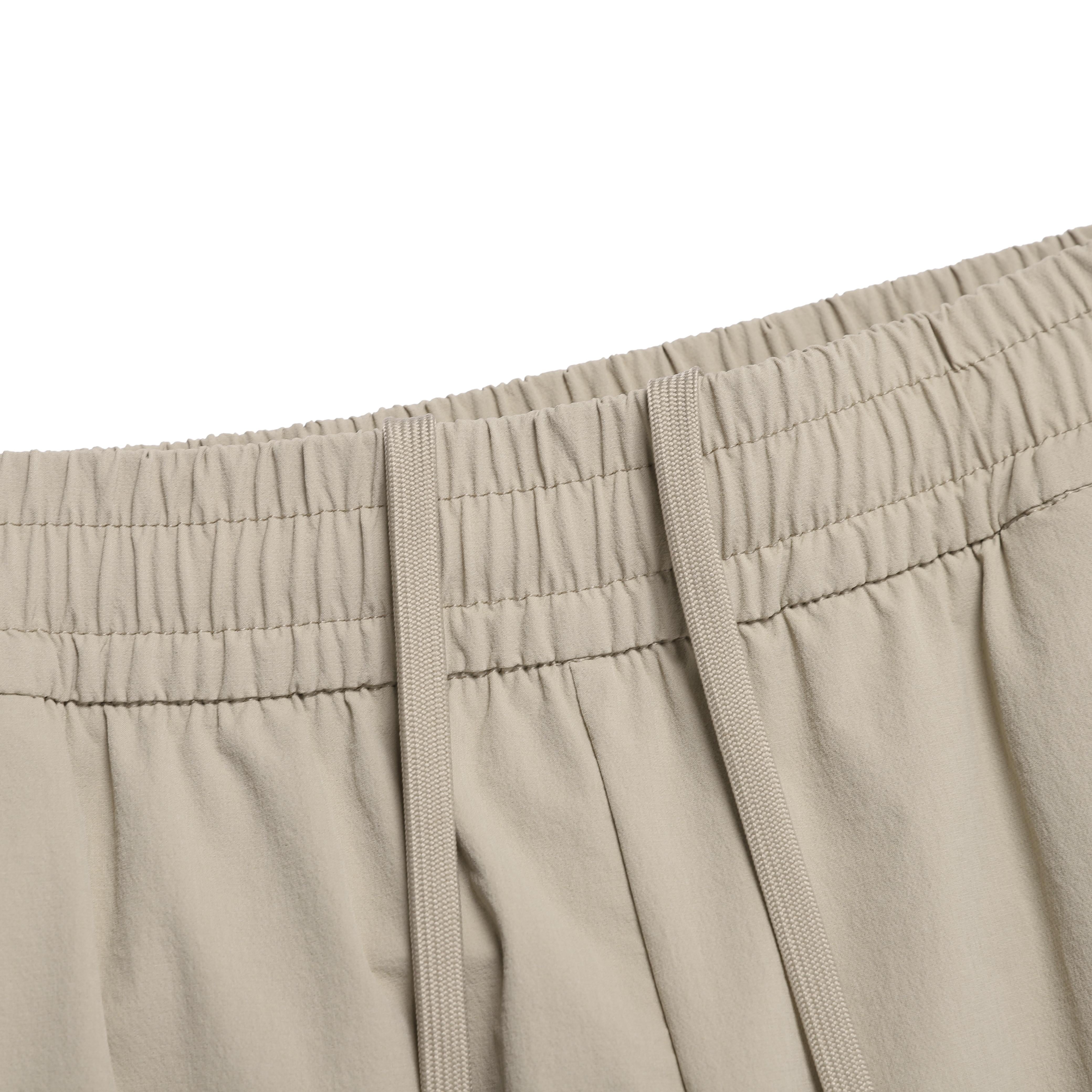 ARCHELON WOVEN STRAIGHT PANTS MOURNING BEIGE