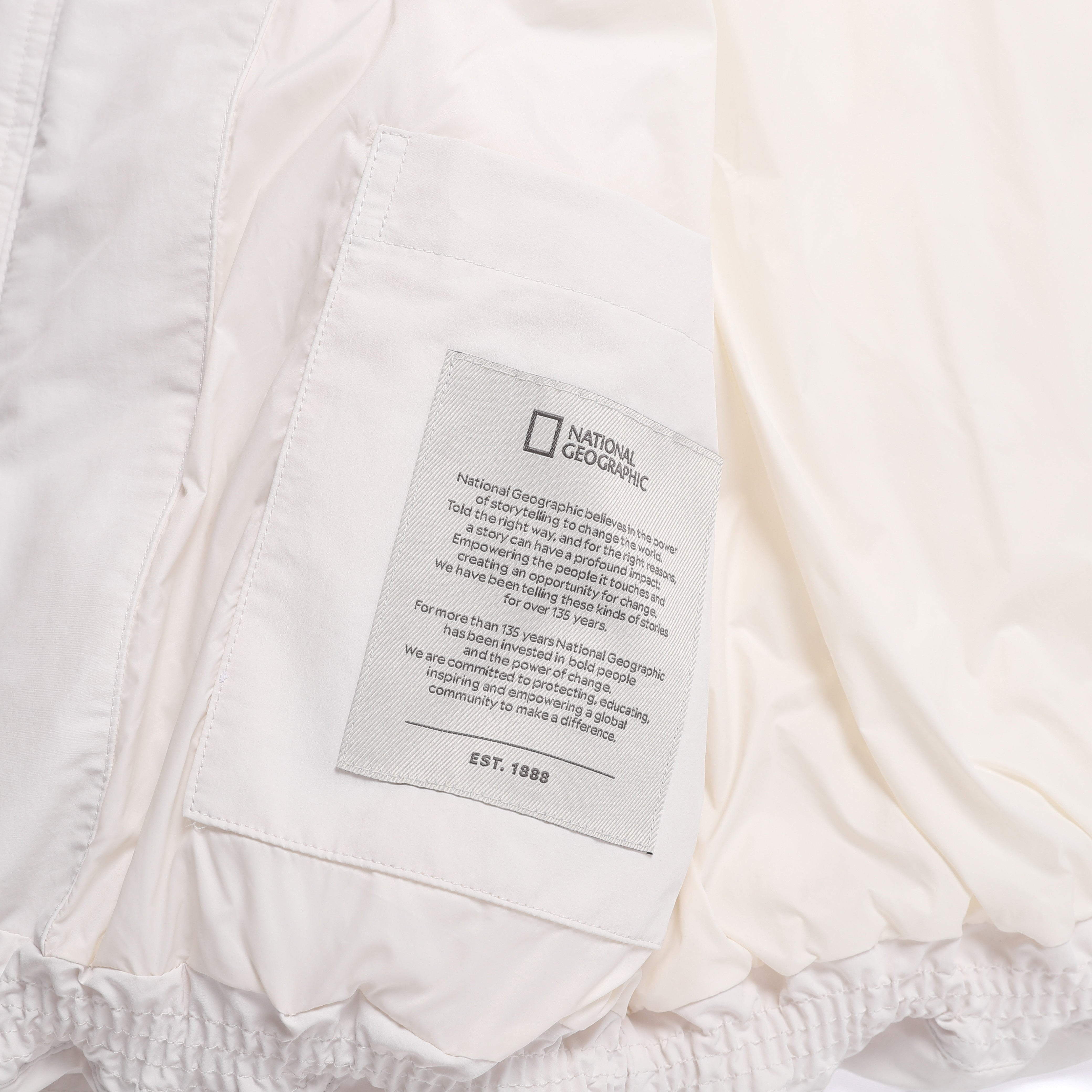 HERON U NECK QUILTING GOOSE DOWN JUMPER CRYSTAL BEIGE