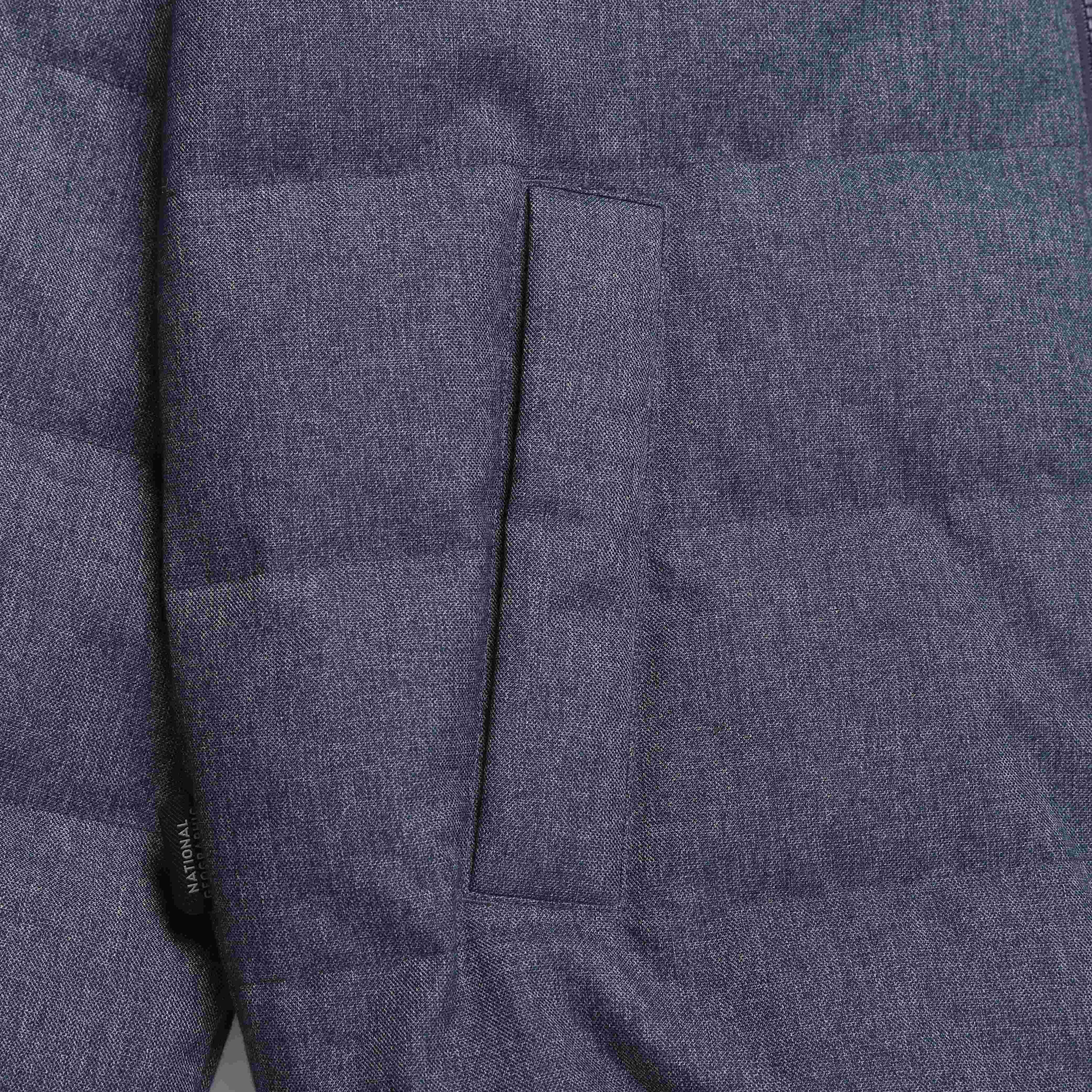 HERON U NECK QUILTING GOOSE DOWN JUMPER (DENIM) INDIGO