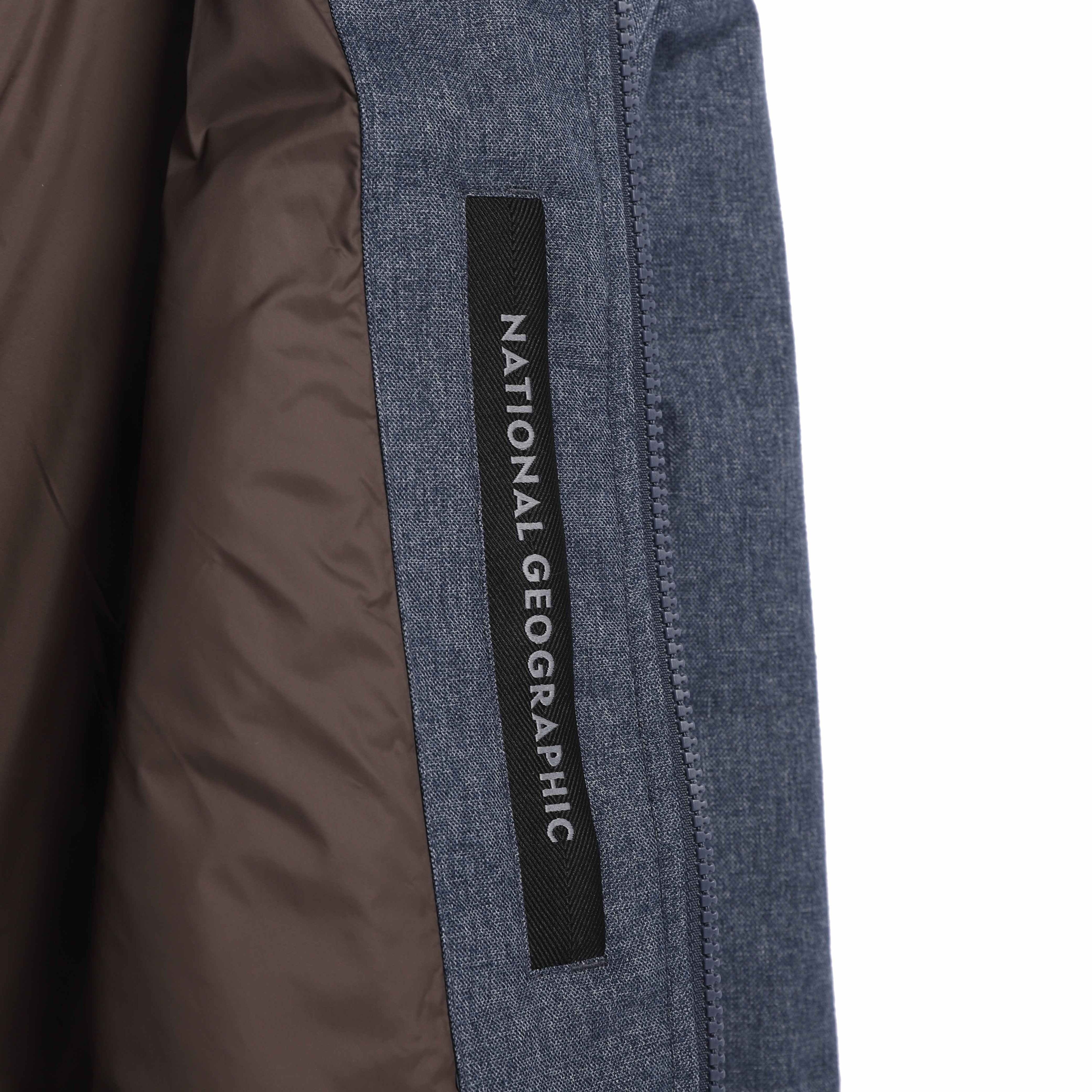 HERON U NECK QUILTING GOOSE DOWN JUMPER (DENIM) INDIGO