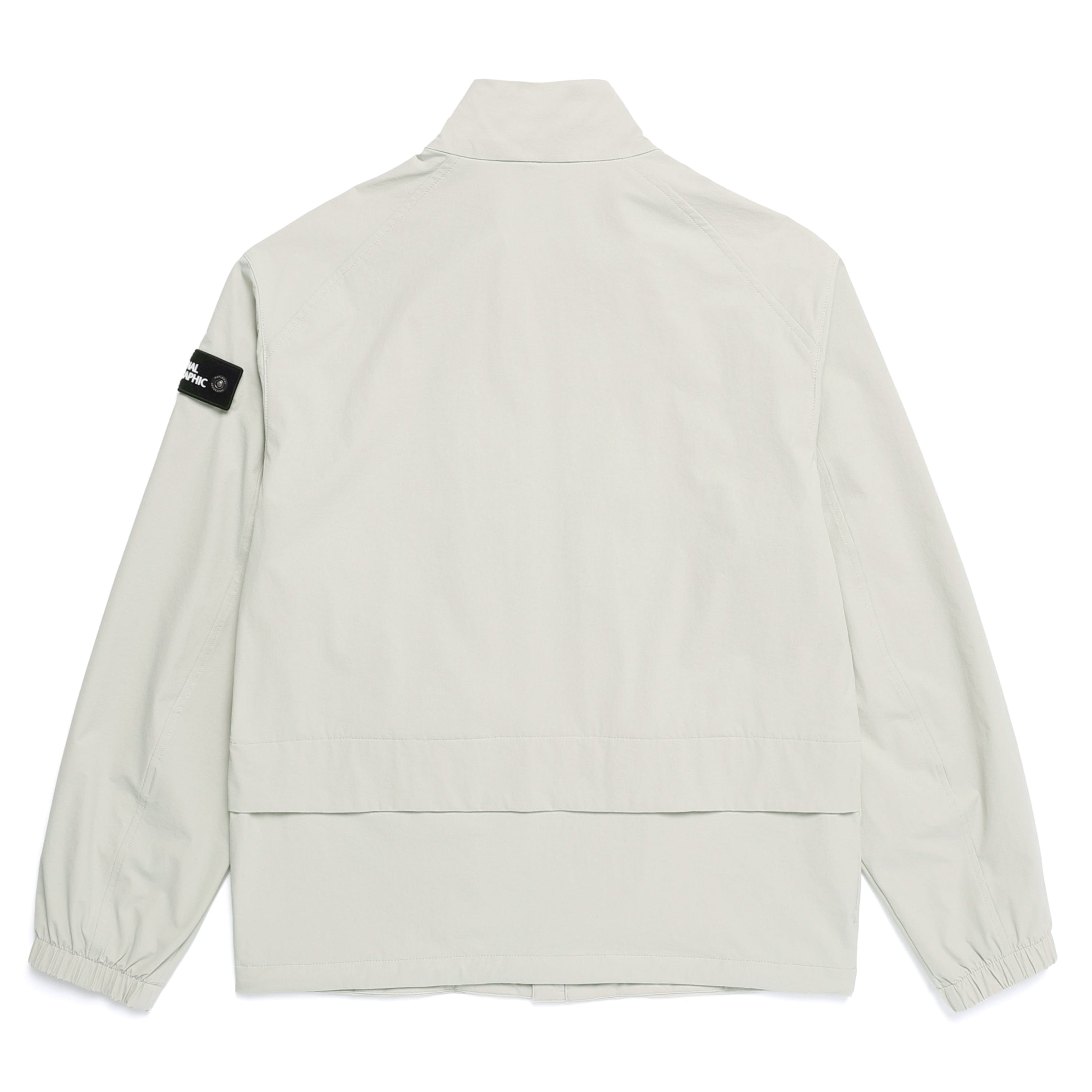 ARCHELON WOVEN STAND NECK ZIP-UP L/GREY