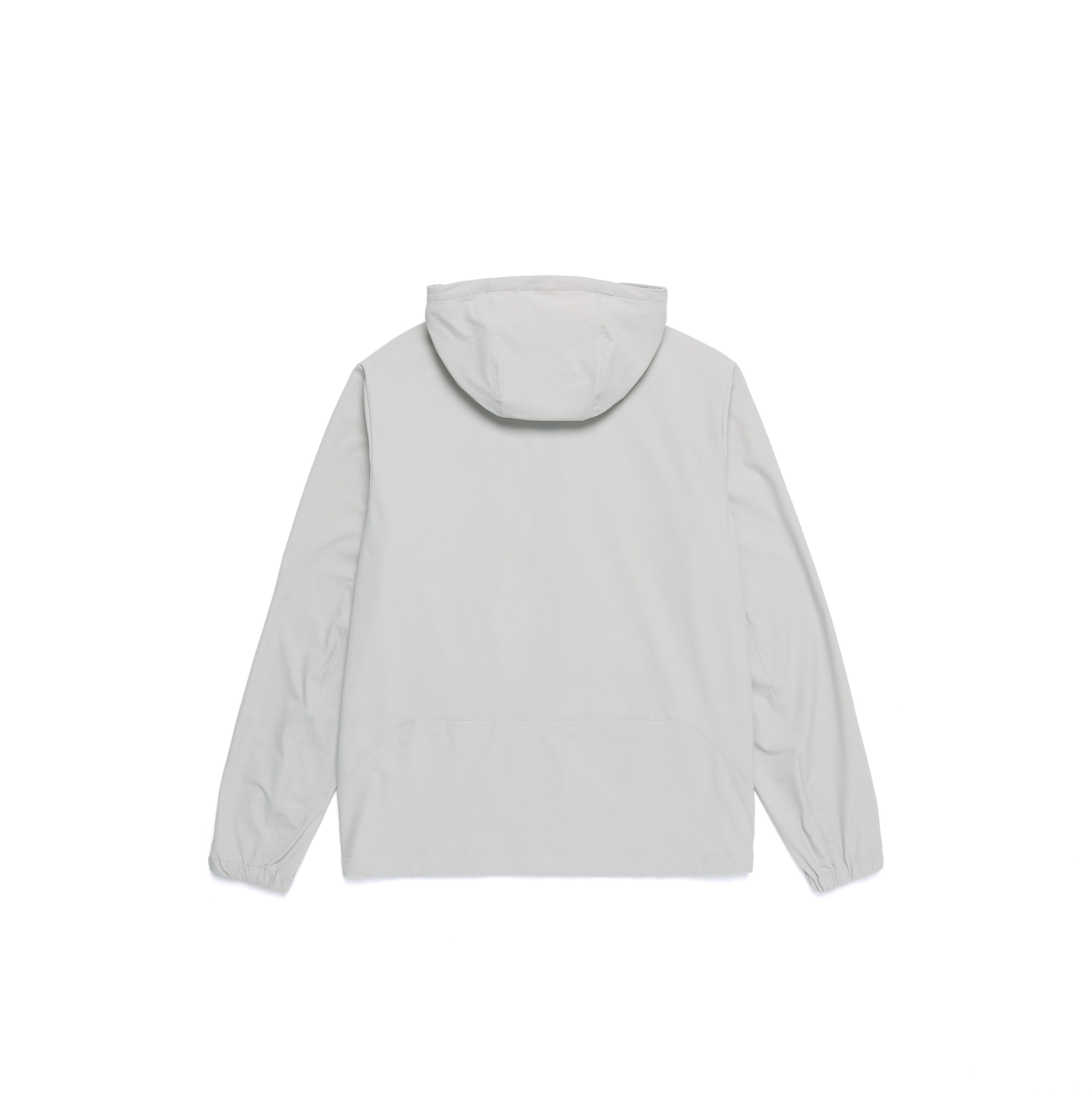 BEID LIGHTWEIGHT HOODED ZIP-UP JACKET GREY
