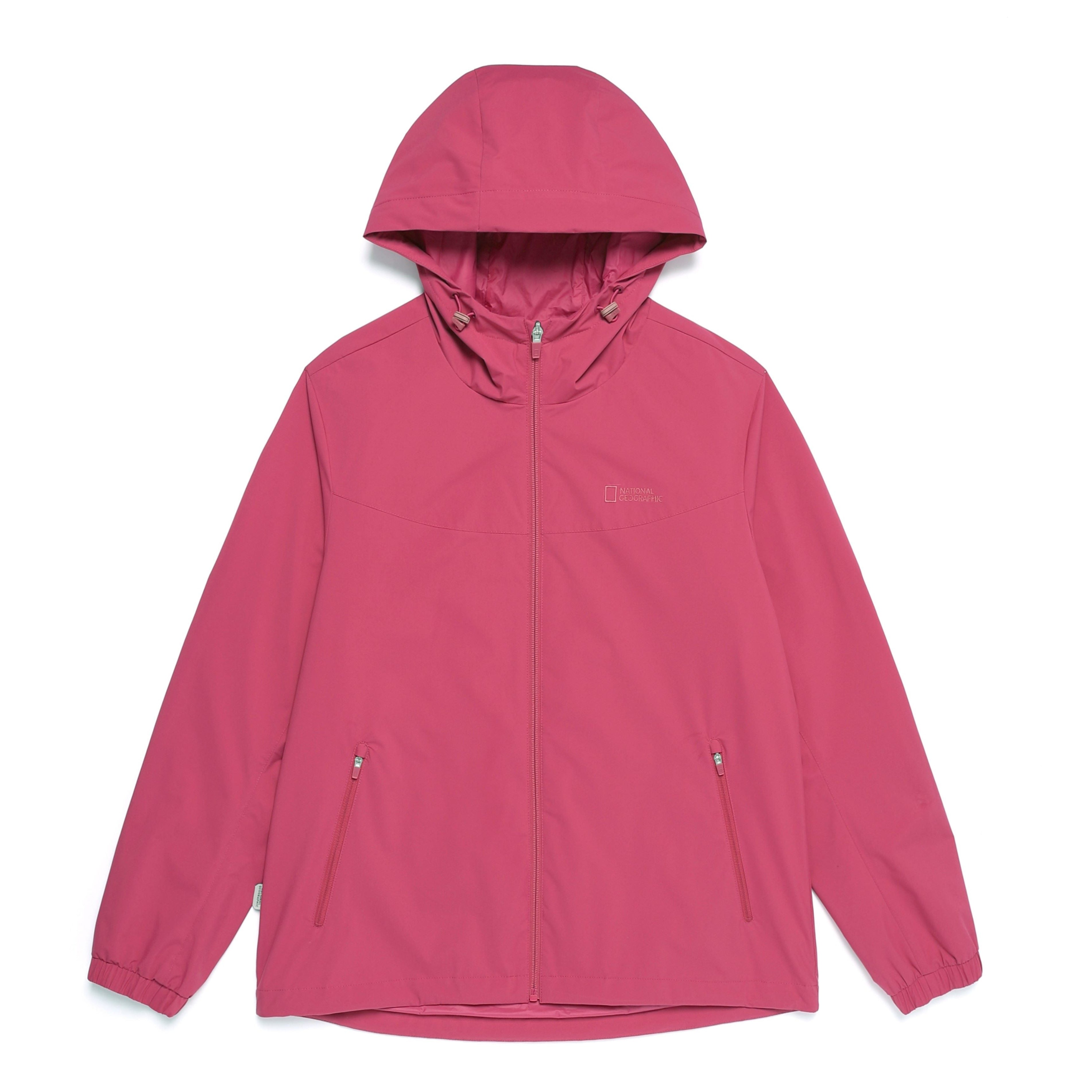 WOMEN PECCARY SOFT SHELL HOOD JUMPER CHERRY PINK
