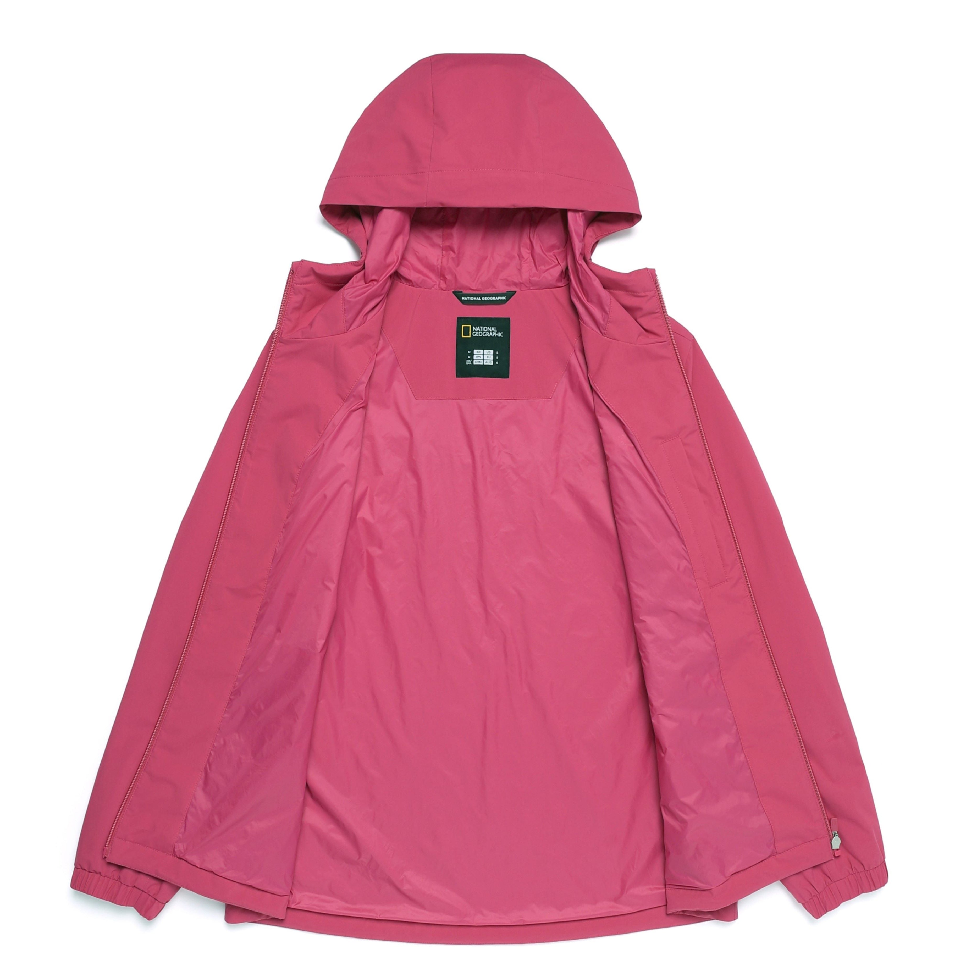 WOMEN PECCARY SOFT SHELL HOOD JUMPER CHERRY PINK