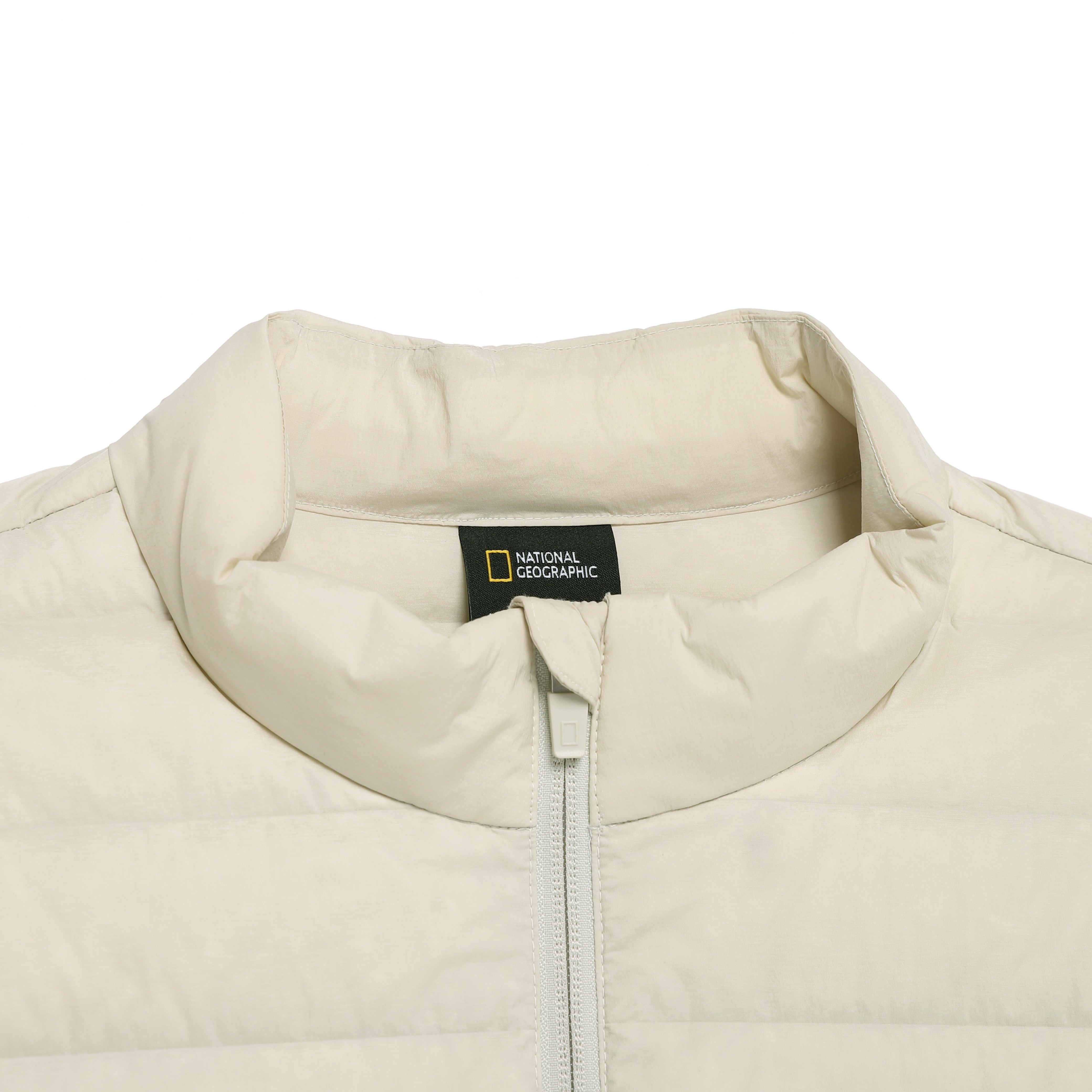 WOMEN ATIK HIGH NECK TUBE GOOSE DOWN JUMPER SILVER BIRCH