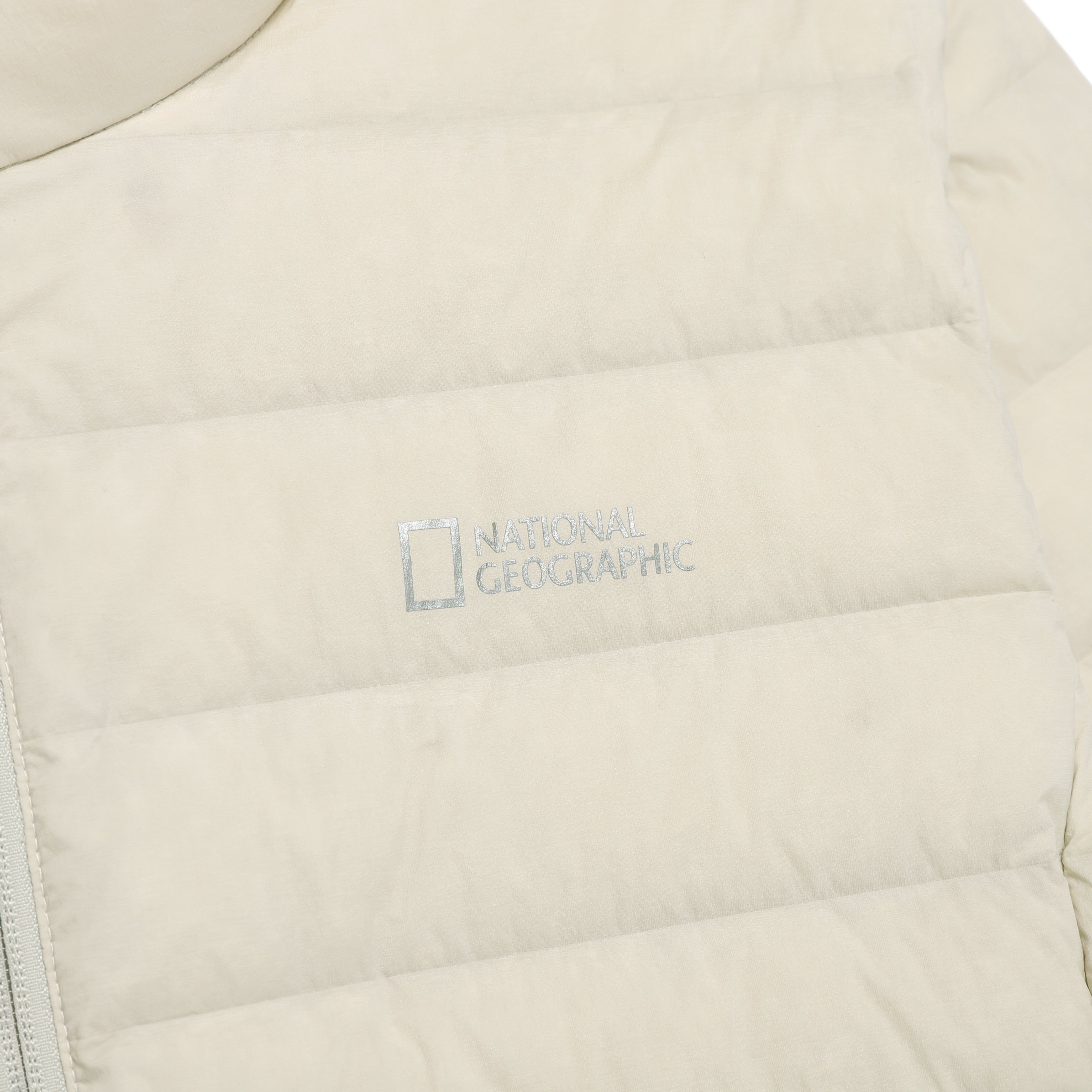 WOMEN ATIK HIGH NECK TUBE GOOSE DOWN JUMPER SILVER BIRCH