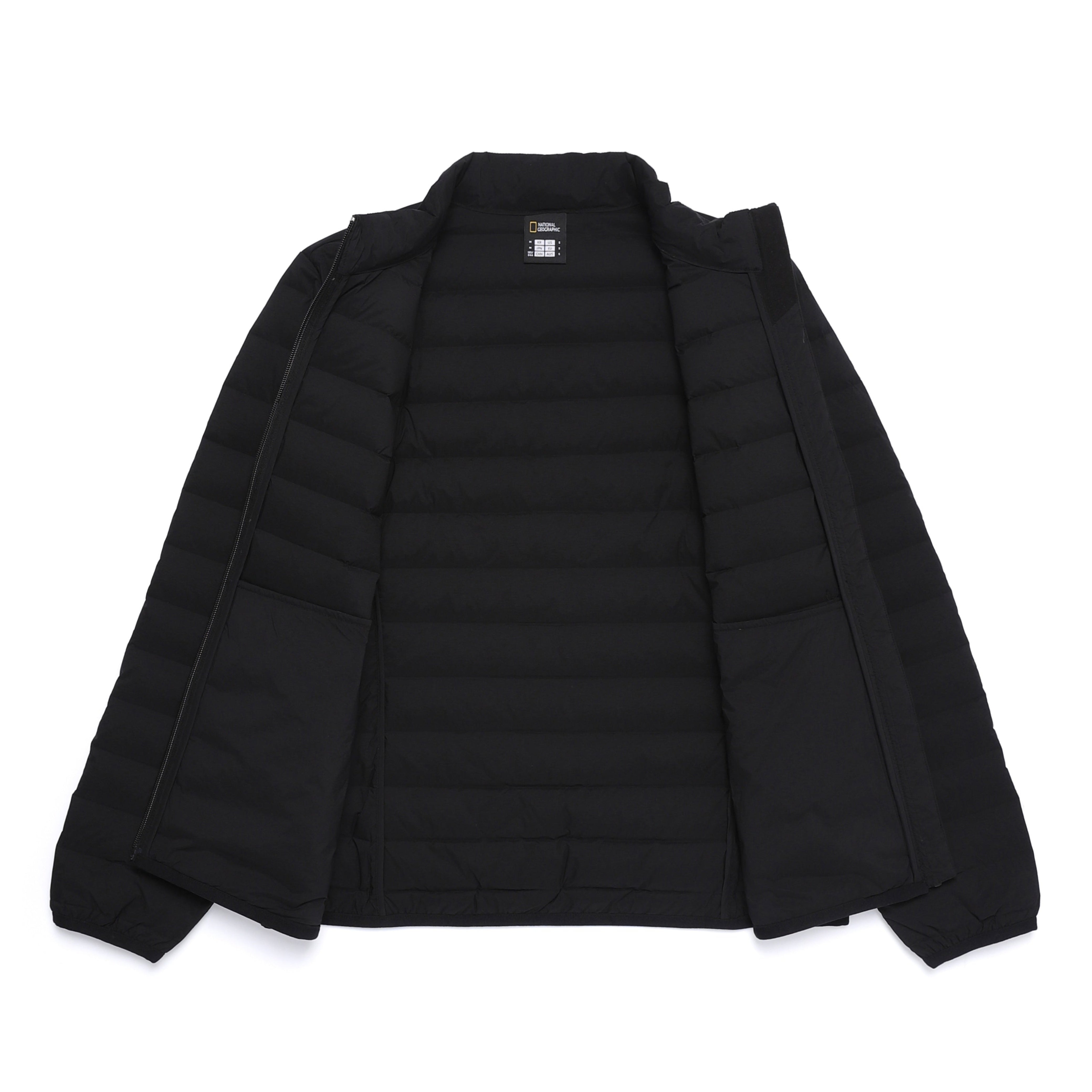 WOMEN ATIK HIGH NECK TUBE GOOSE DOWN JUMPER BLACK