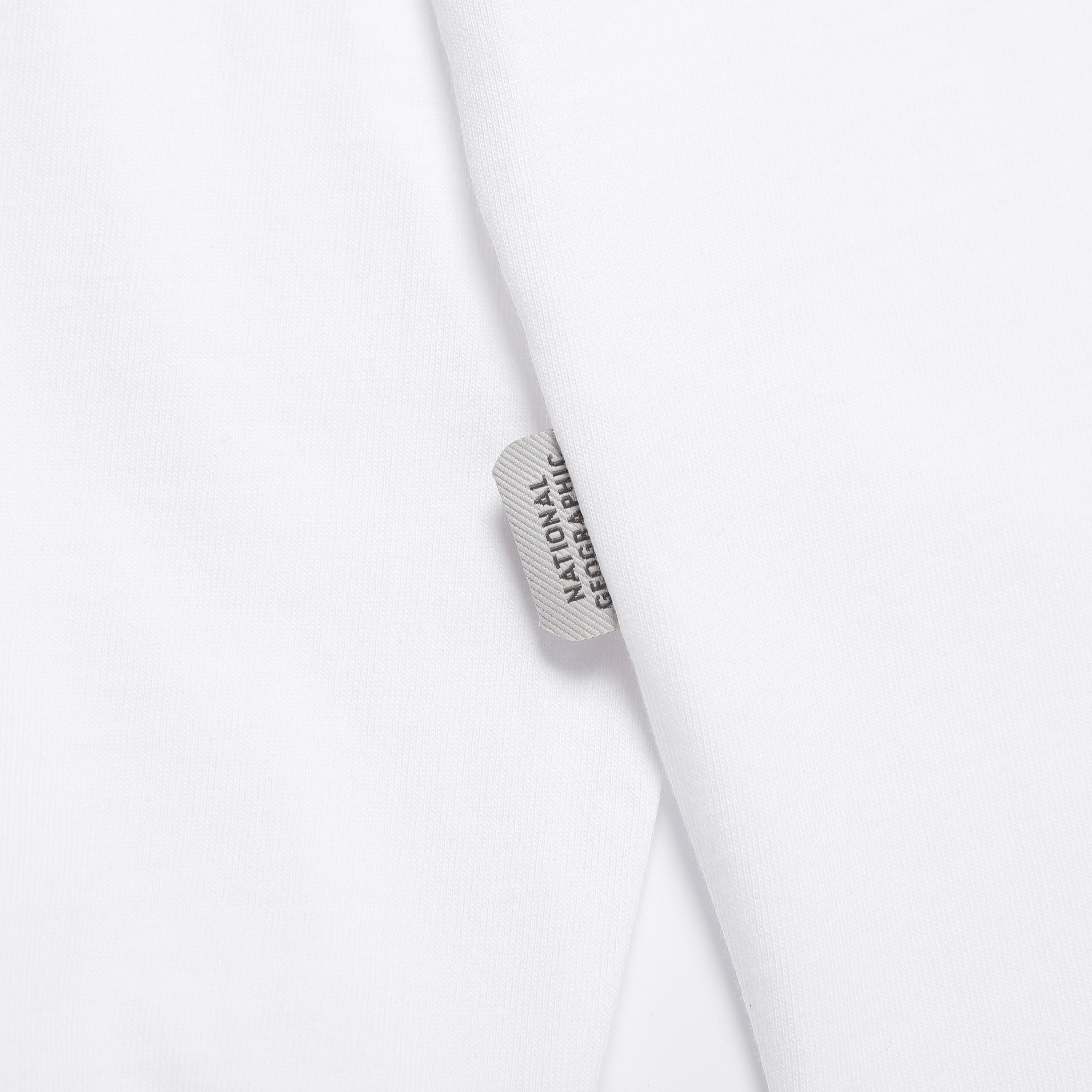 UNISEX SEMI-OVER FIT LONG SLEEVE TEE WHITE