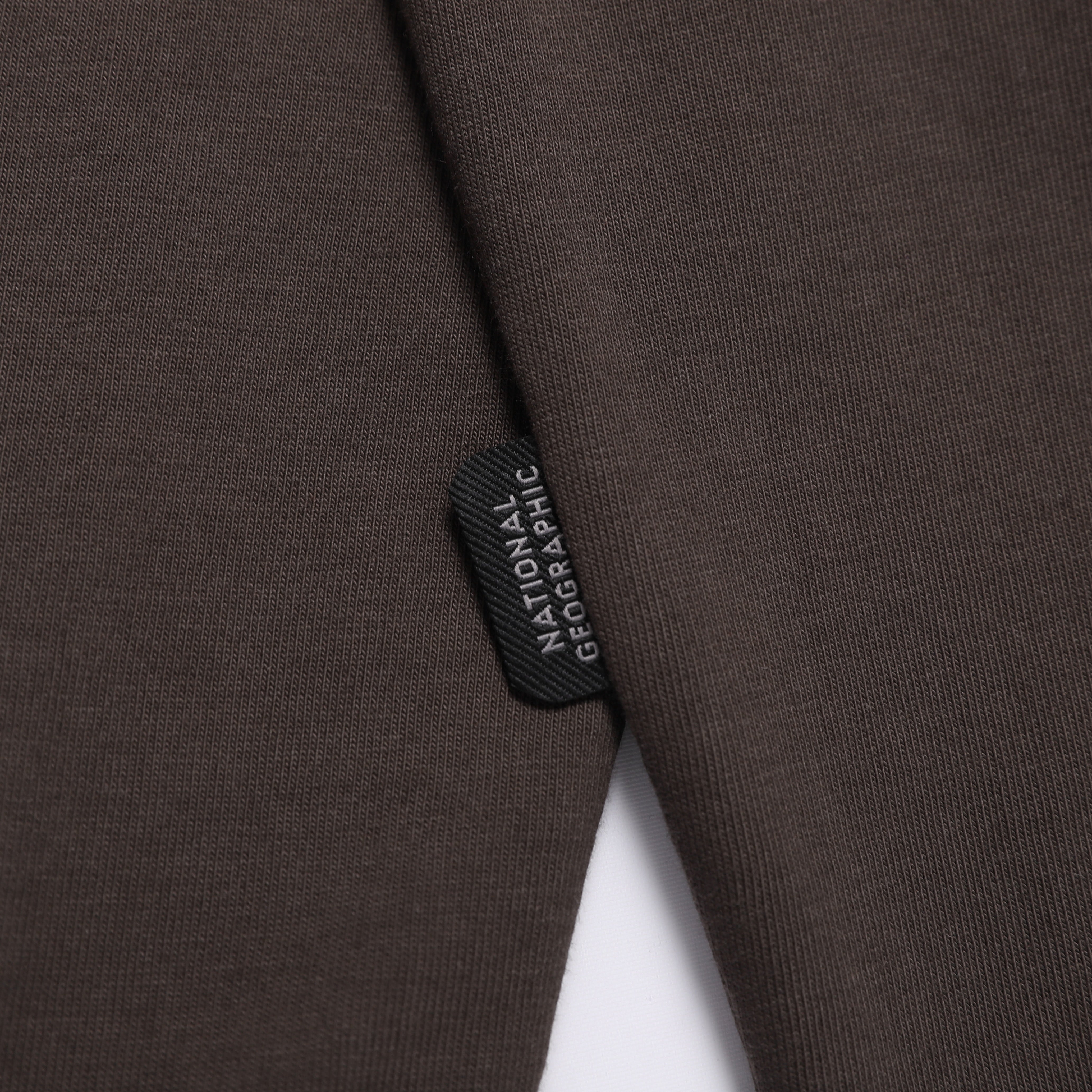 UNISEX SEMI-OVER FIT LONG SLEEVE TEE BROWN
