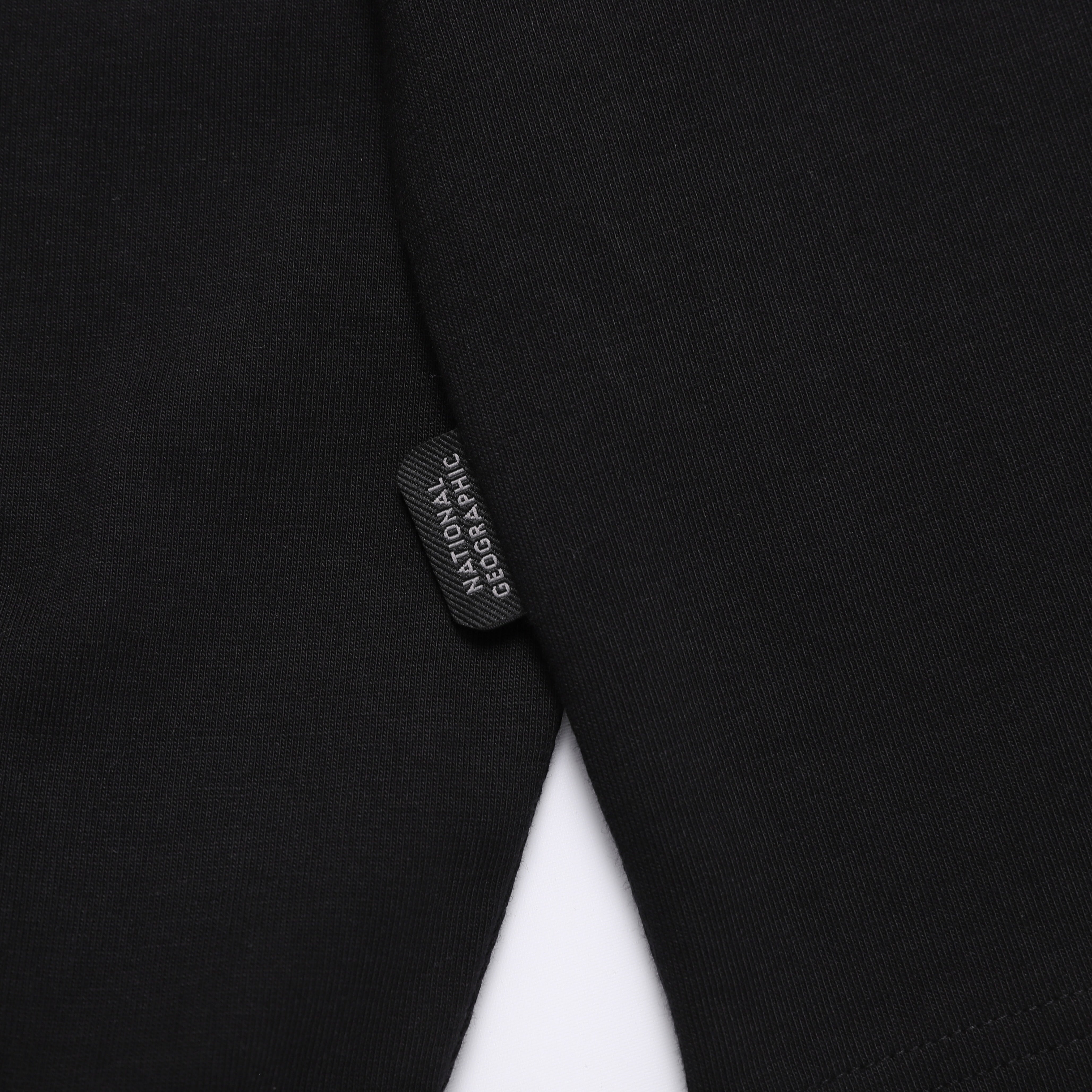 UNISEX SEMI-OVER FIT LONG SLEEVE TEE BLACK