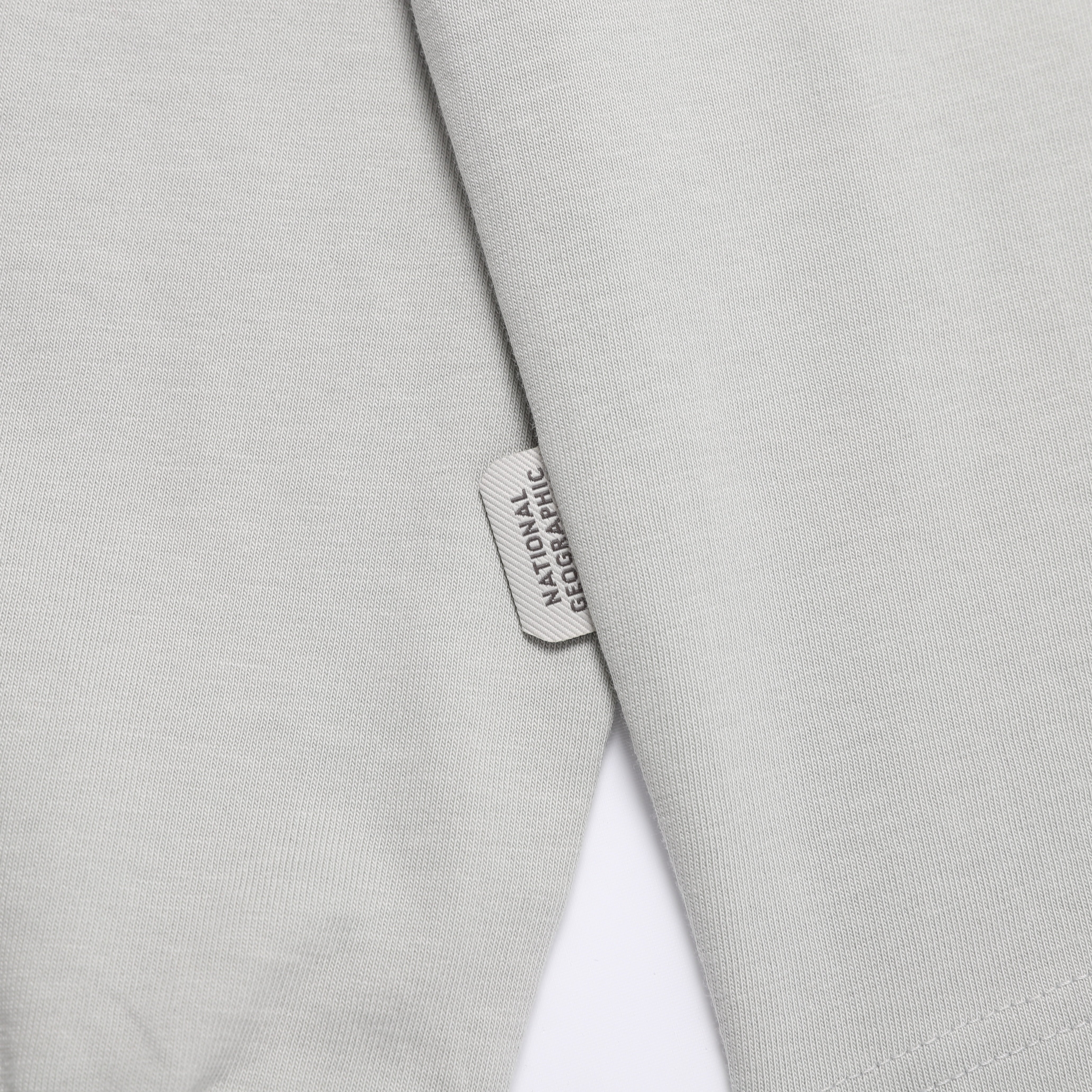 UNISEX SEMI-OVER FIT LONG SLEEVE TEE LIGHT KHAKI