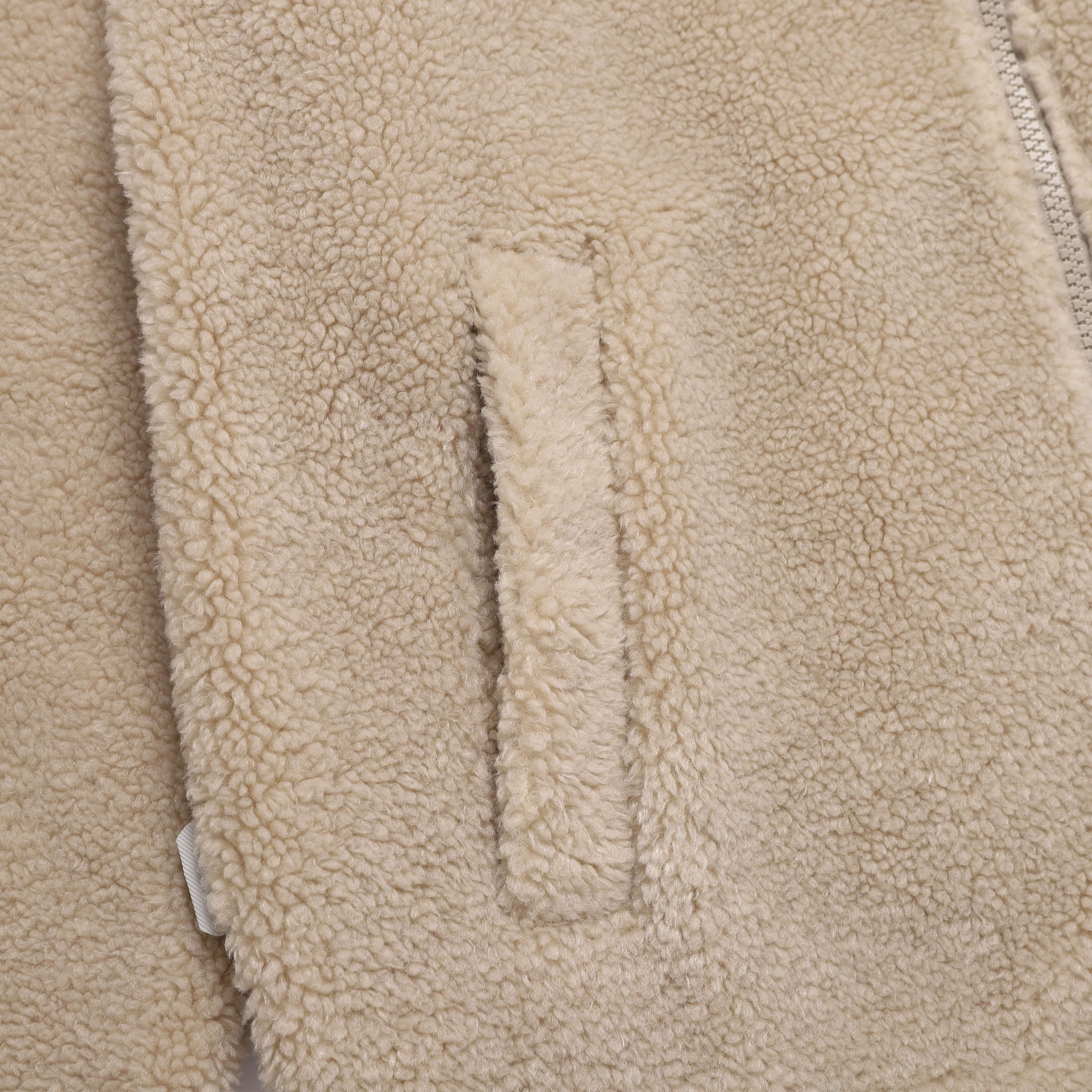 COTTONI FLEECE STANDNECK FLEECE JACKET MOURNING BEIGE