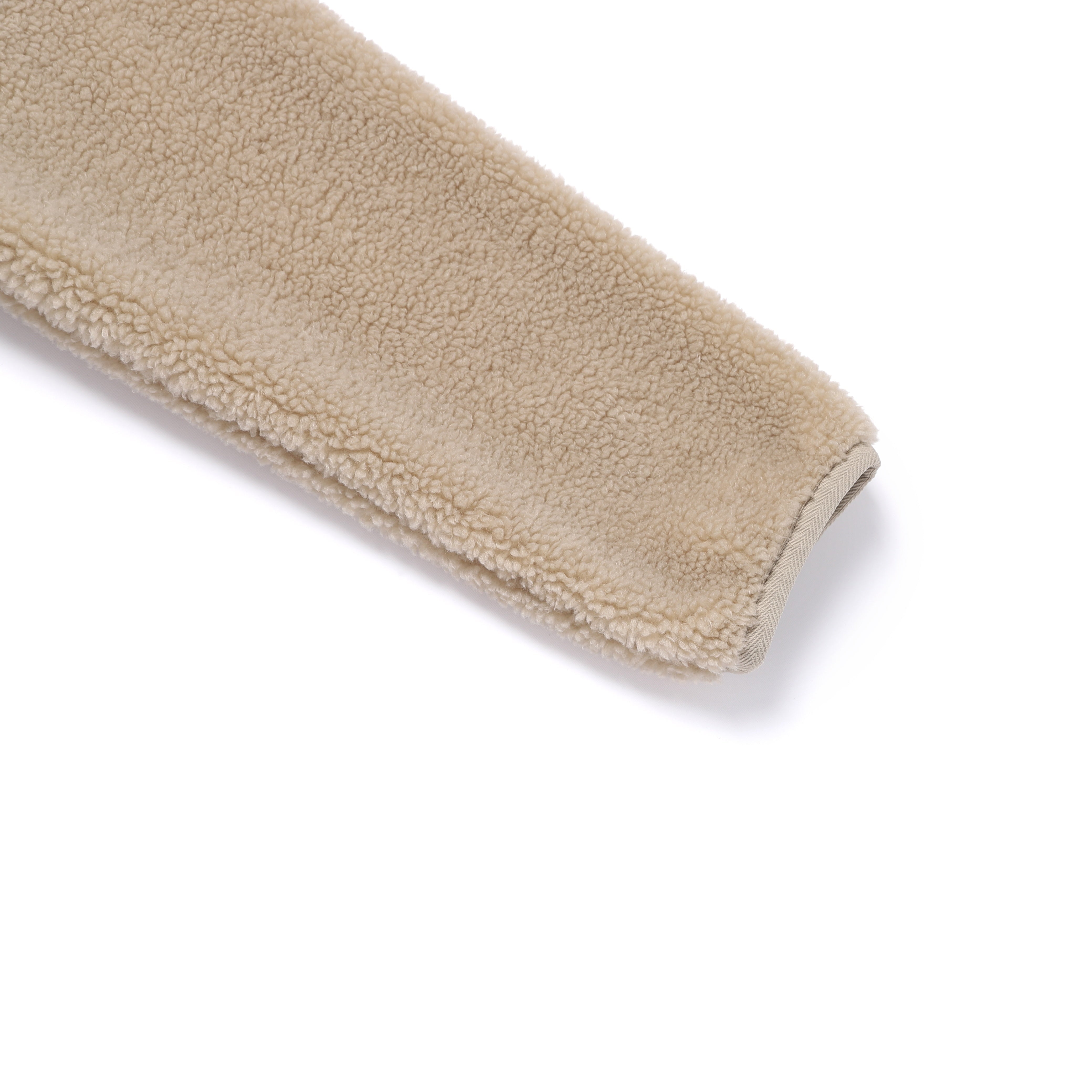 COTTONI FLEECE STANDNECK FLEECE JACKET MOURNING BEIGE