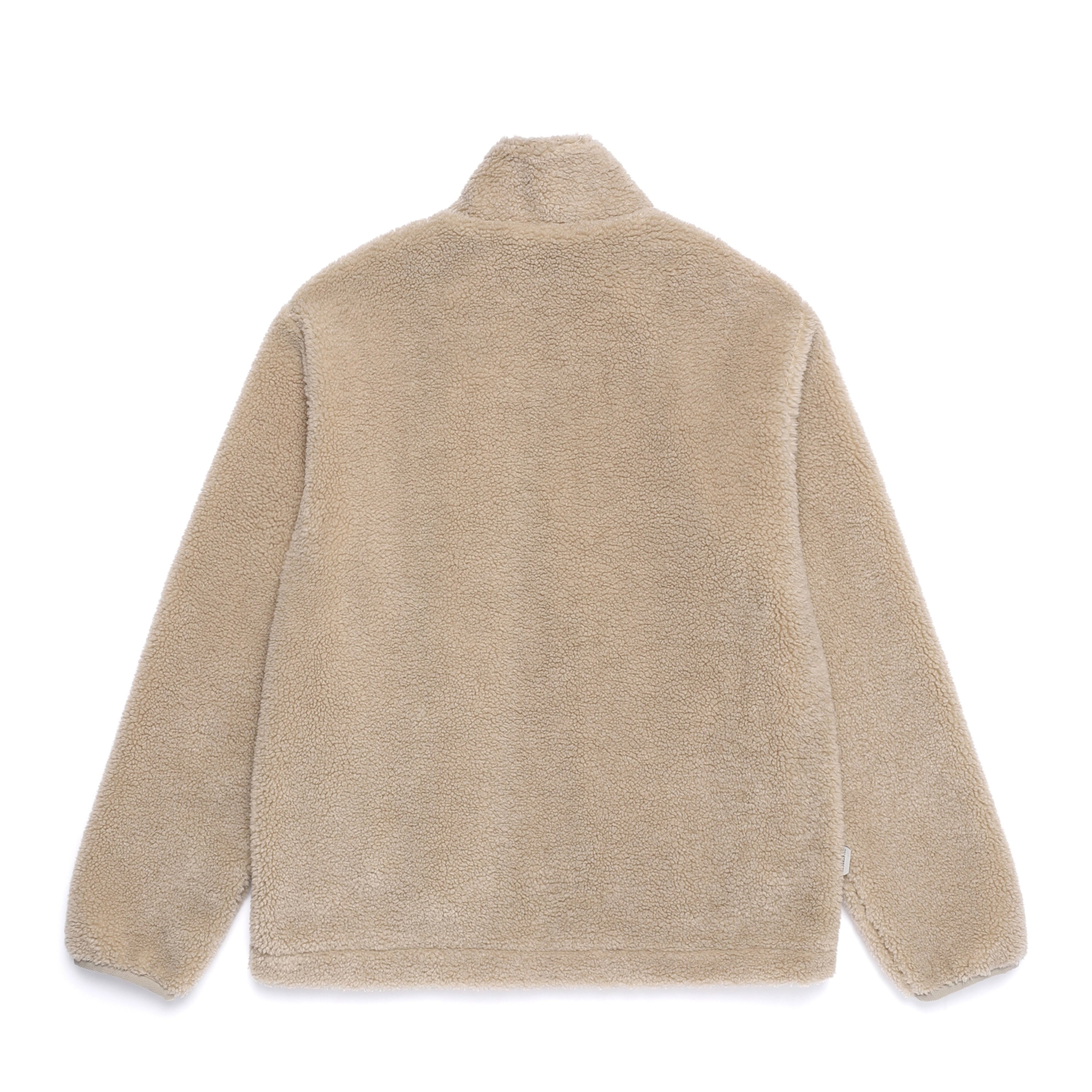 COTTONI FLEECE STANDNECK FLEECE JACKET MOURNING BEIGE
