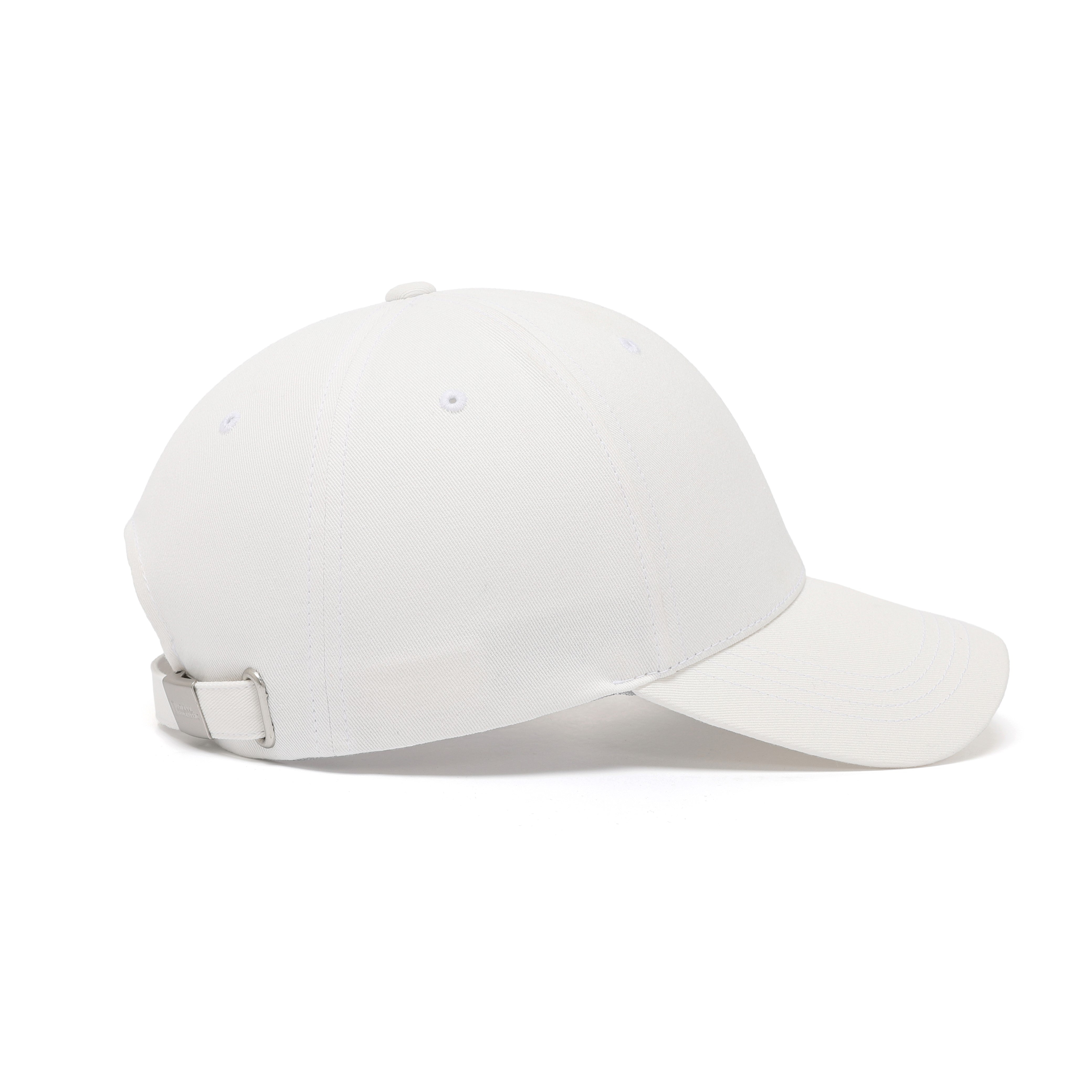 METAL LOGO CAP IVORY