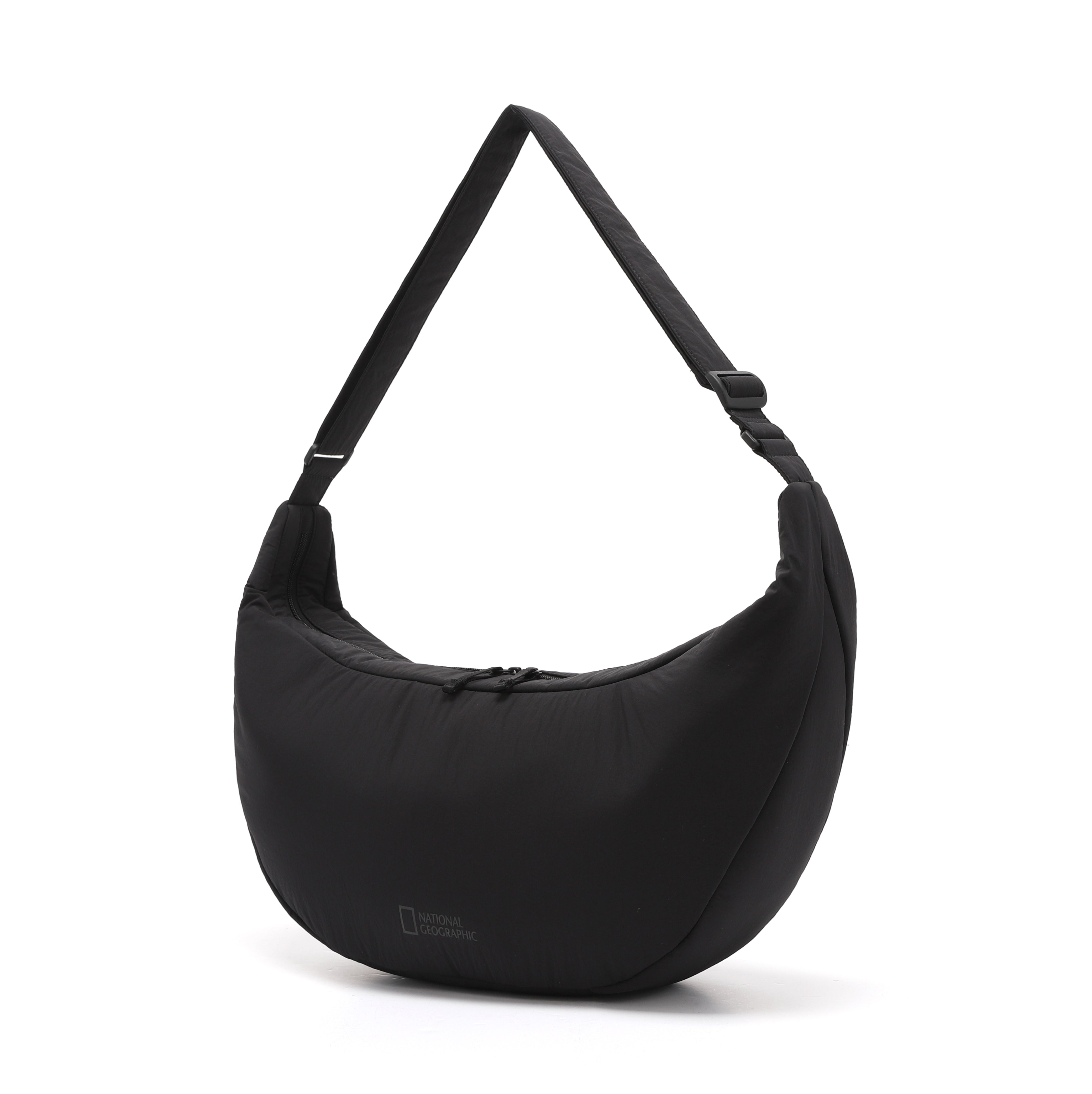 PADDED SLING CROSS BAG L BLACK