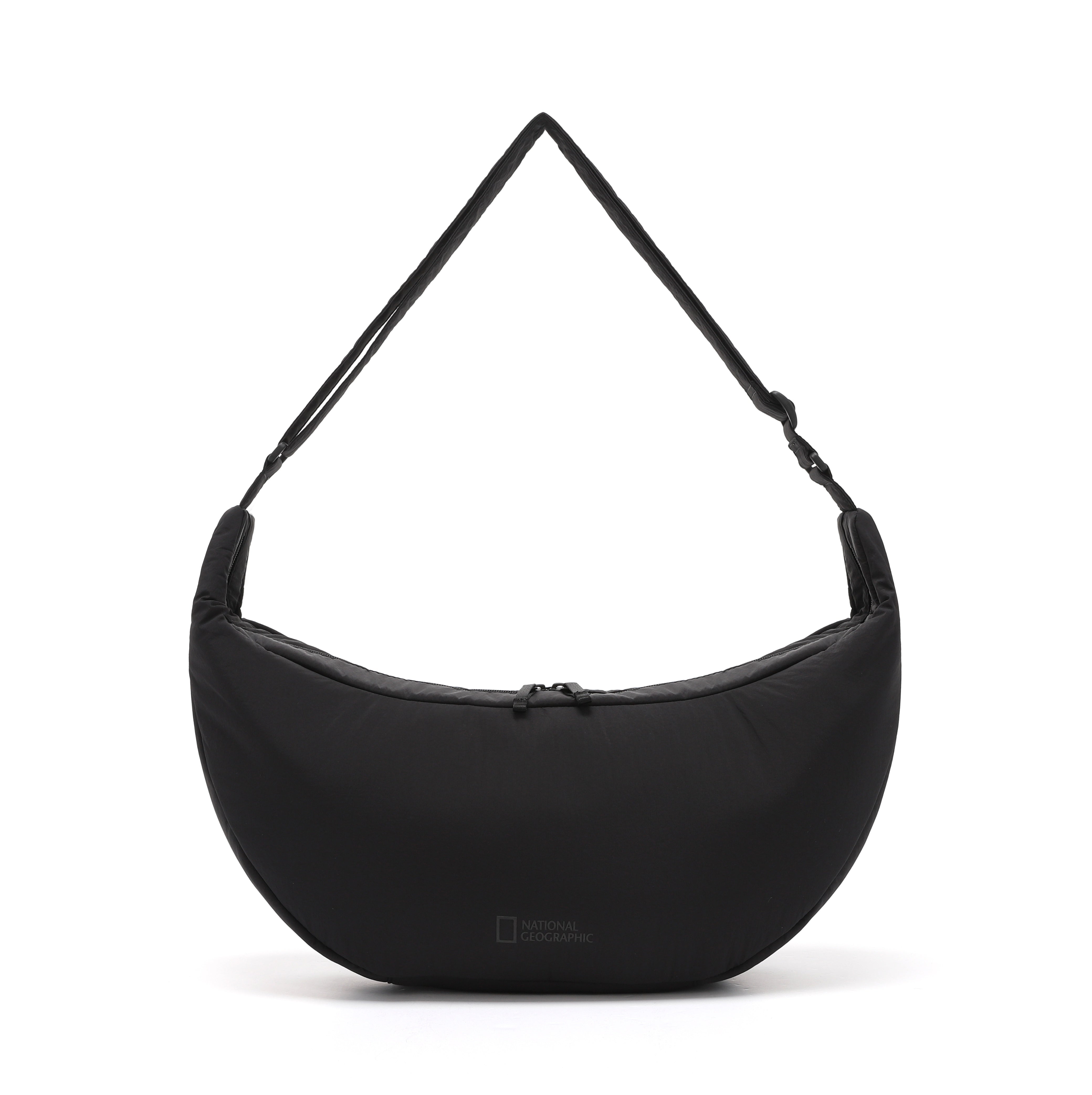 PADDED SLING CROSS BAG L BLACK