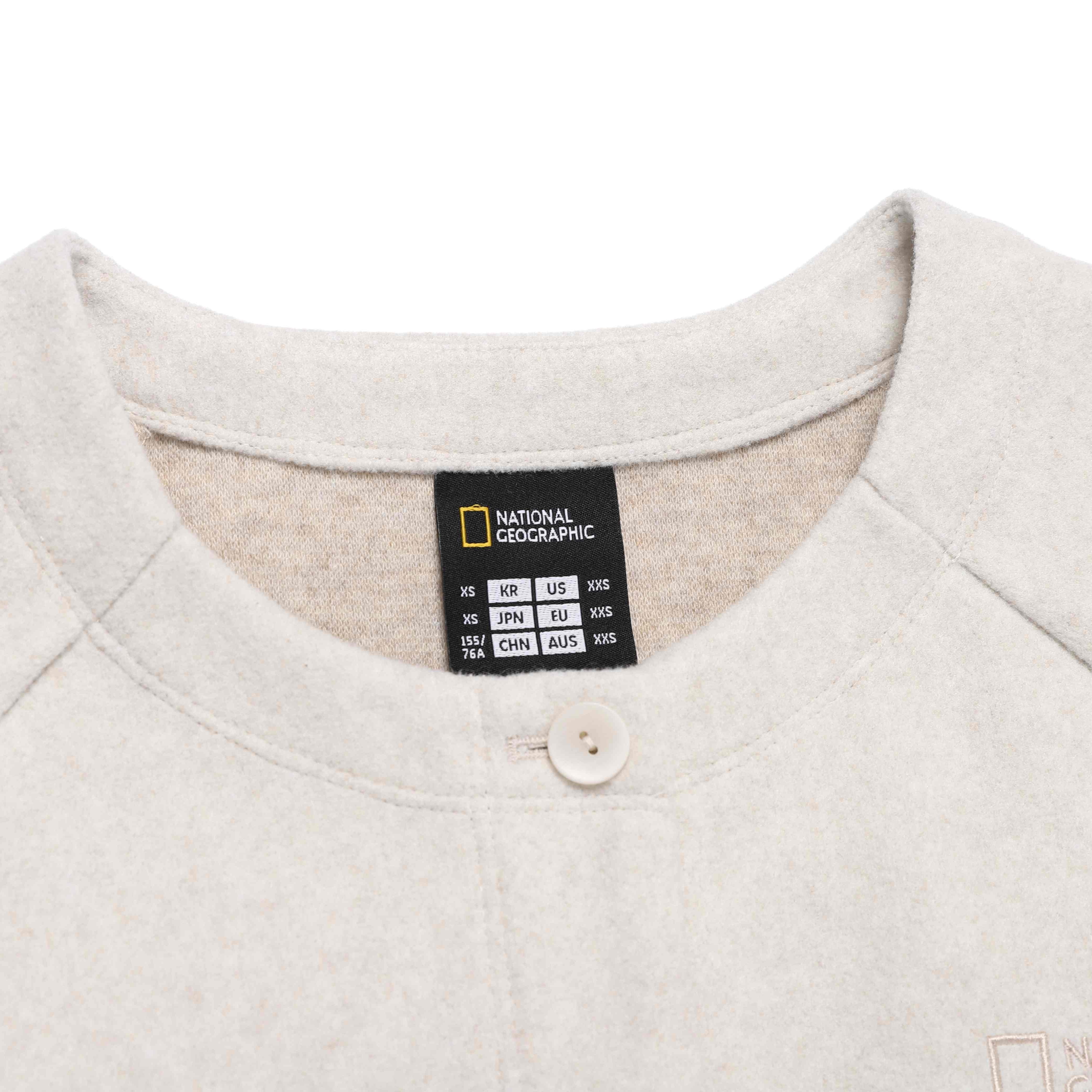 WOMEN GLIESE ROUND KECK CARDIGAN SILVER BIRCH