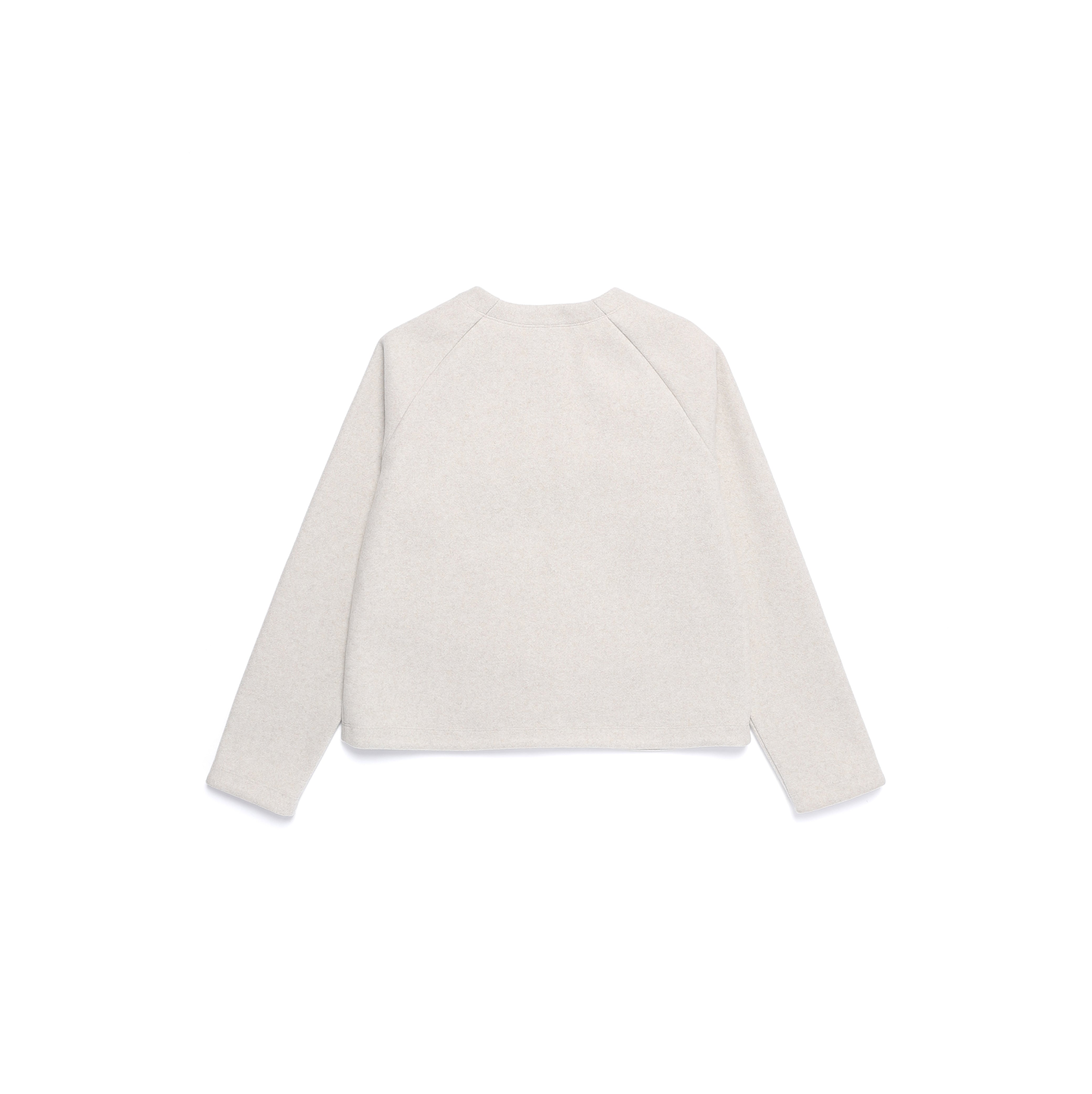 WOMEN GLIESE ROUND KECK CARDIGAN SILVER BIRCH