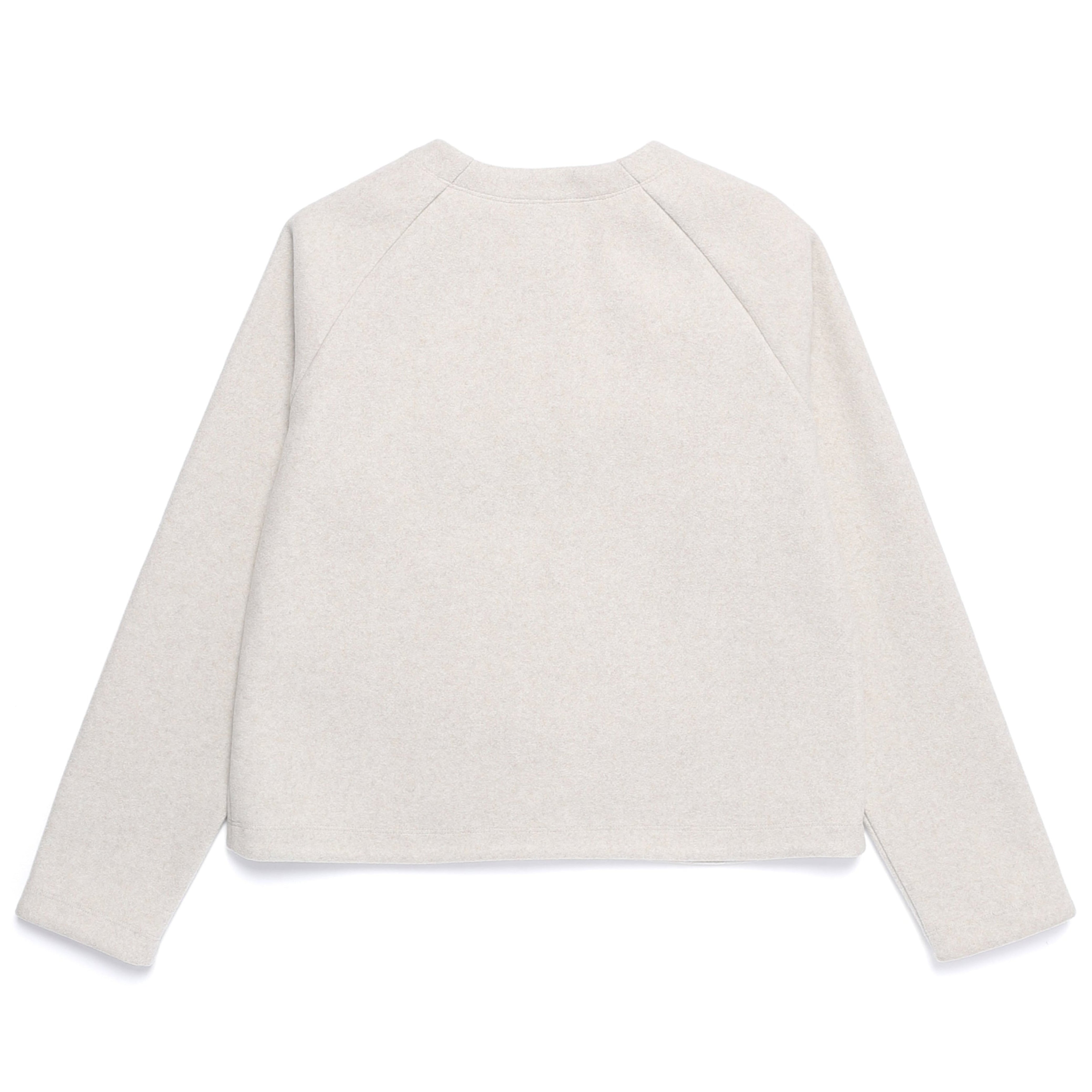 WOMEN GLIESE ROUND KECK CARDIGAN SILVER BIRCH