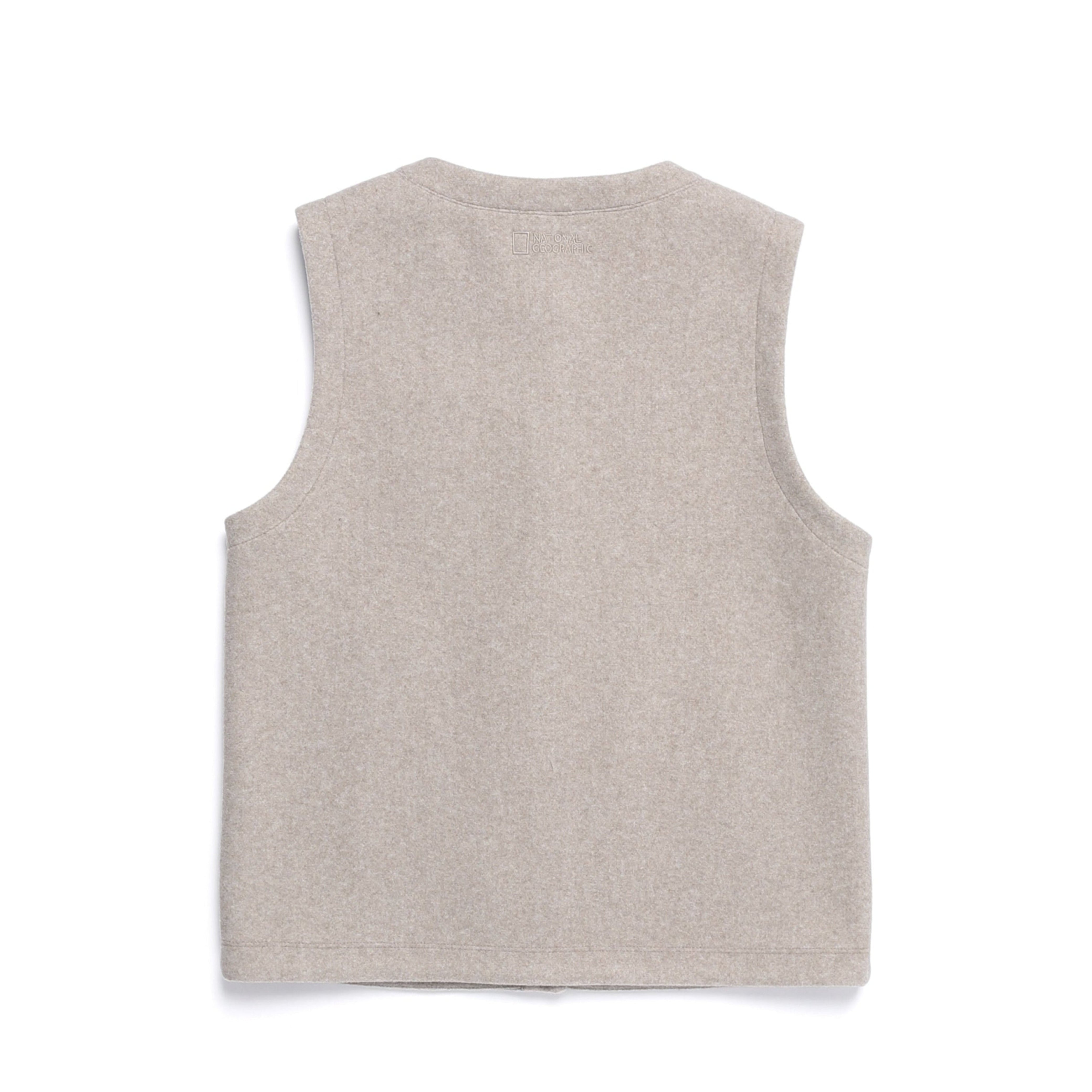 WOMEN GLIESE ROUND KECK VEST OAK BEIGE