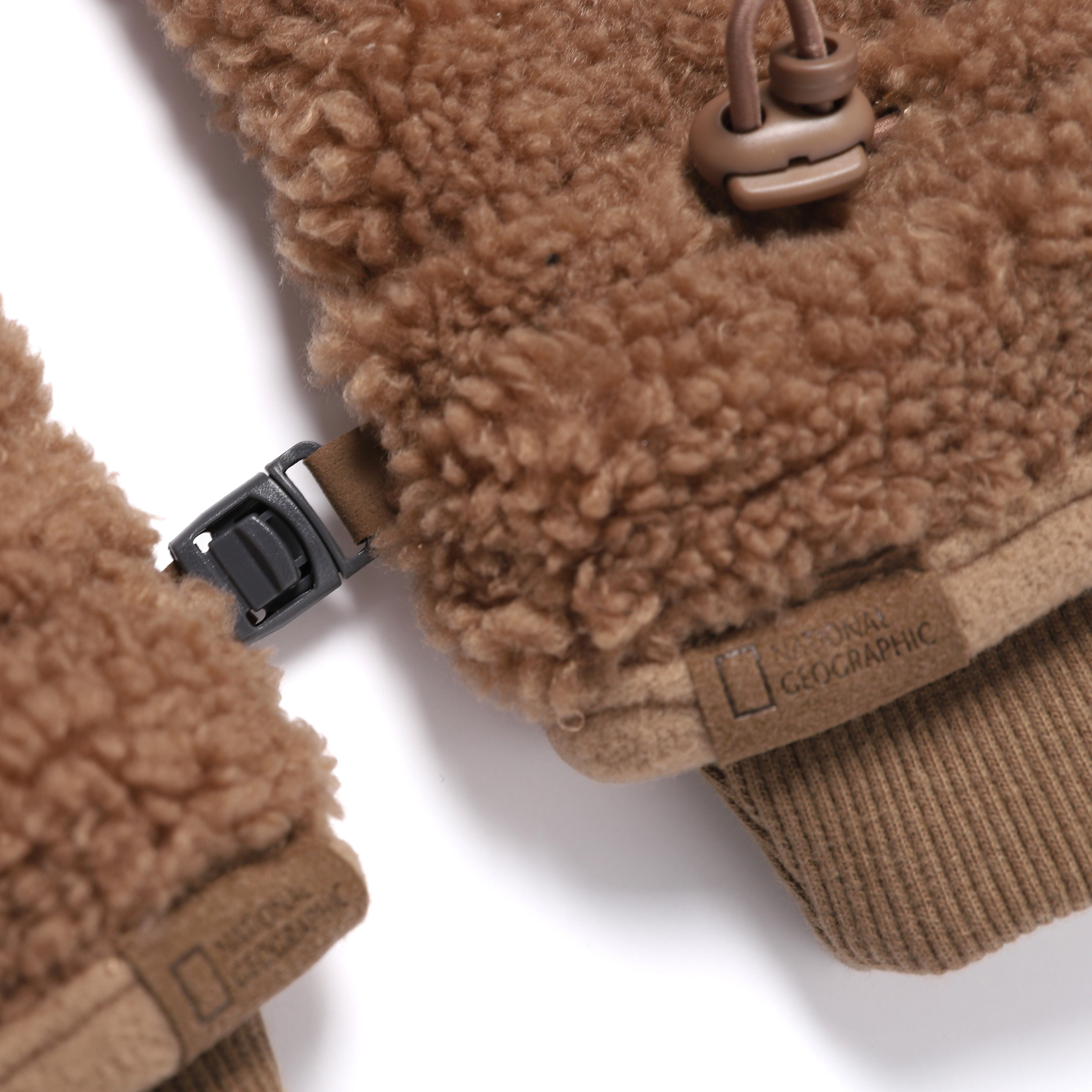 DUMBLE MITTEN GLOVES BROWN