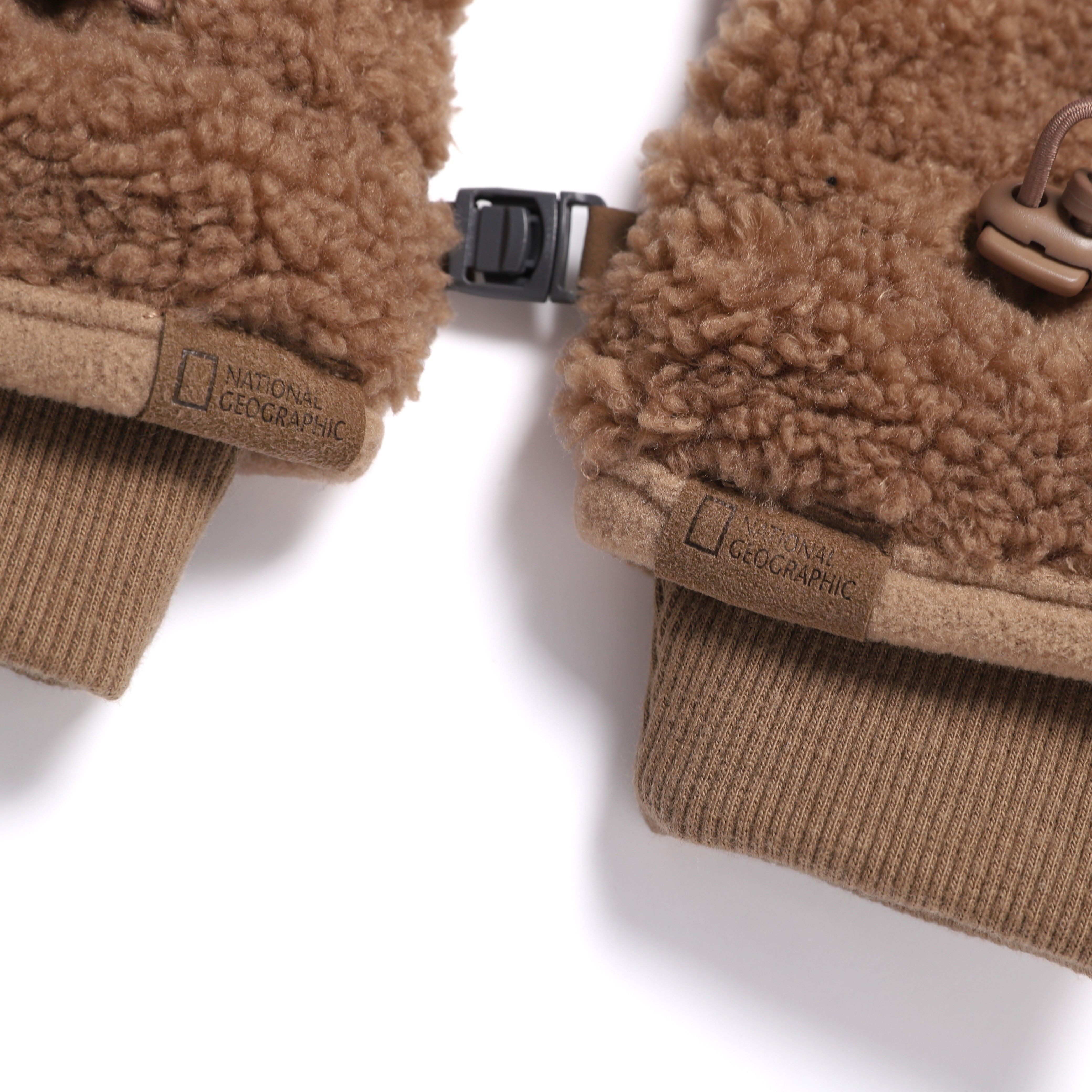 DUMBLE MITTEN GLOVES BROWN