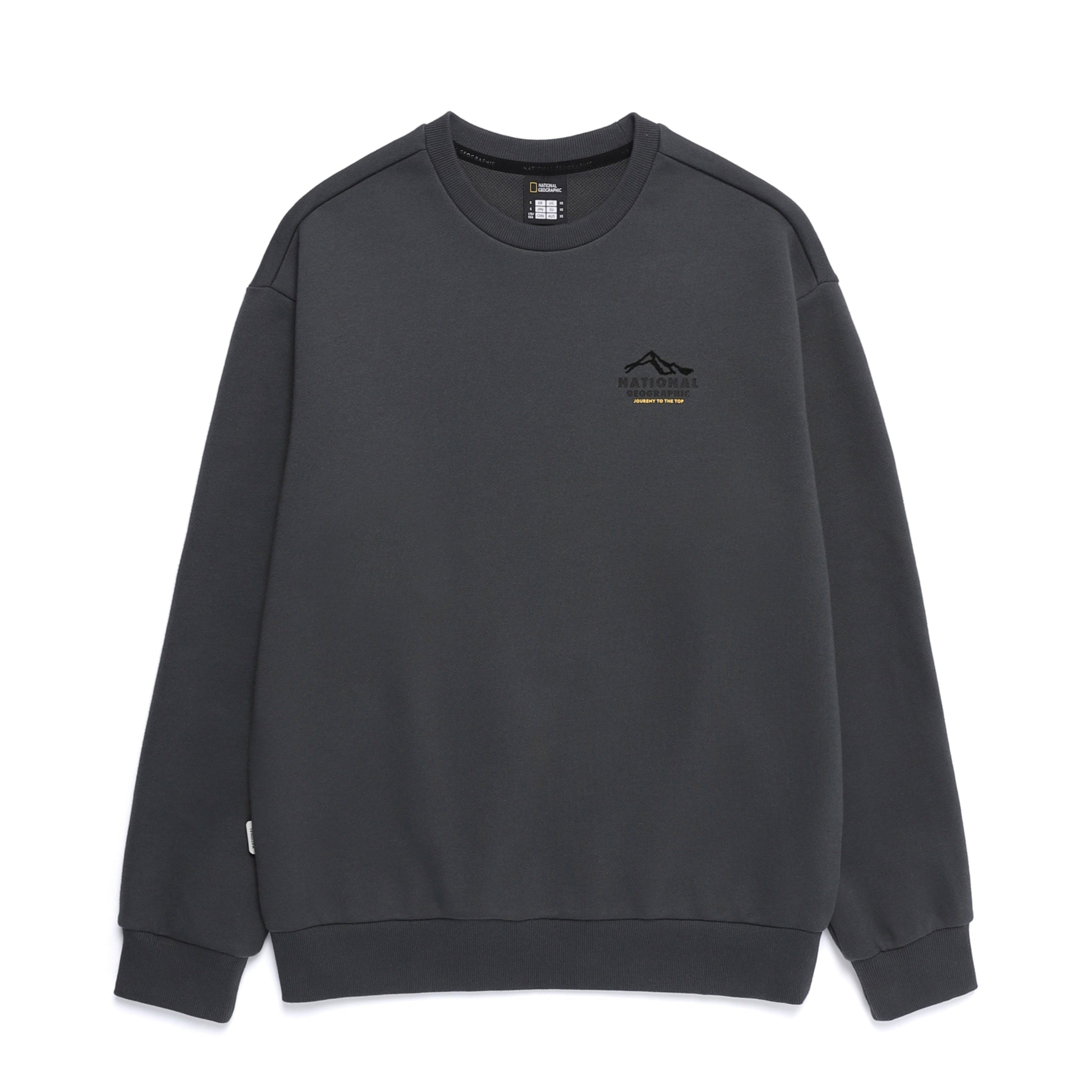 CONCEPT GRAPHIC SWEATSHIRT WOOD GREY