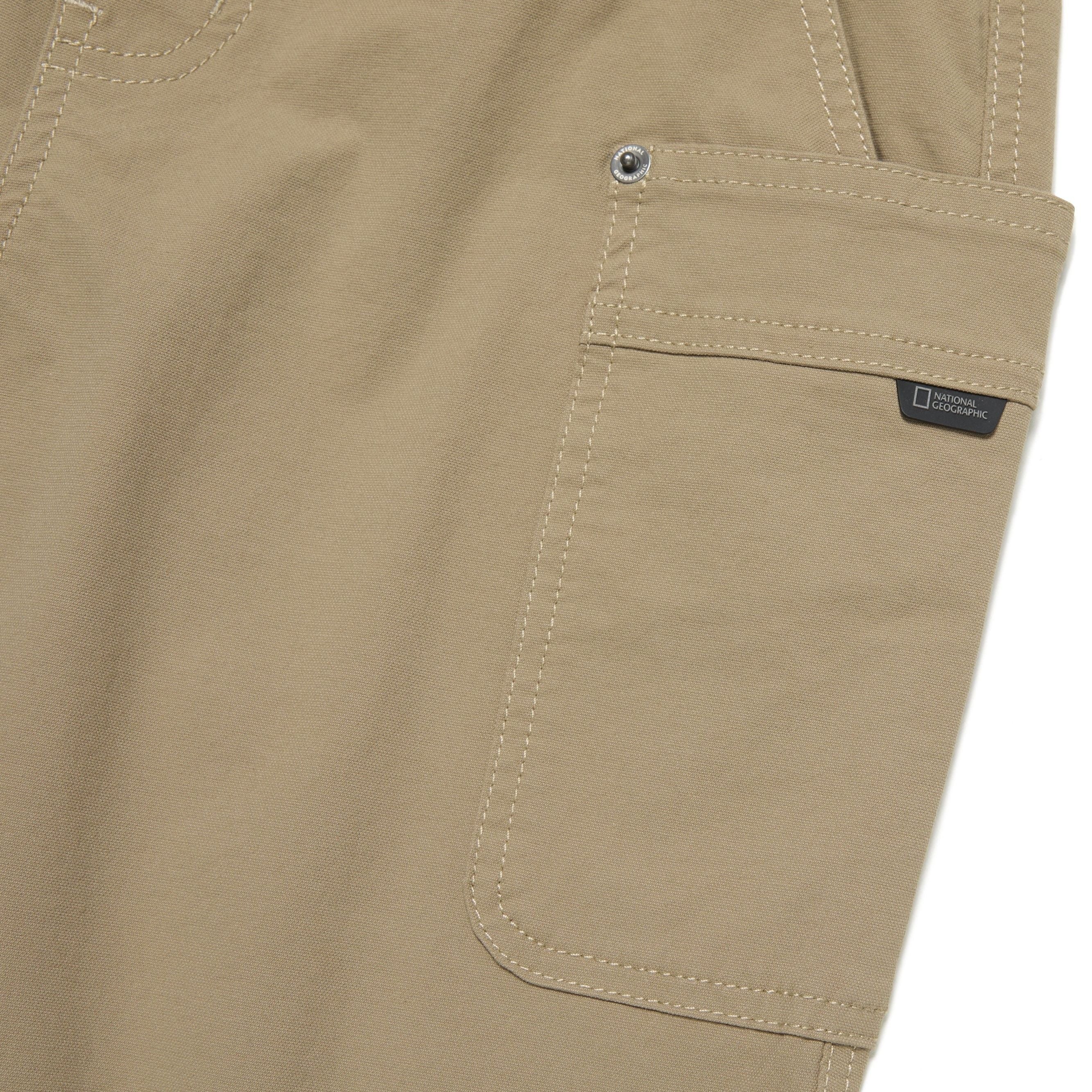 KIDS ADVENTURE SEMI BAGGY FIT WOVEN PANTS BEIGE