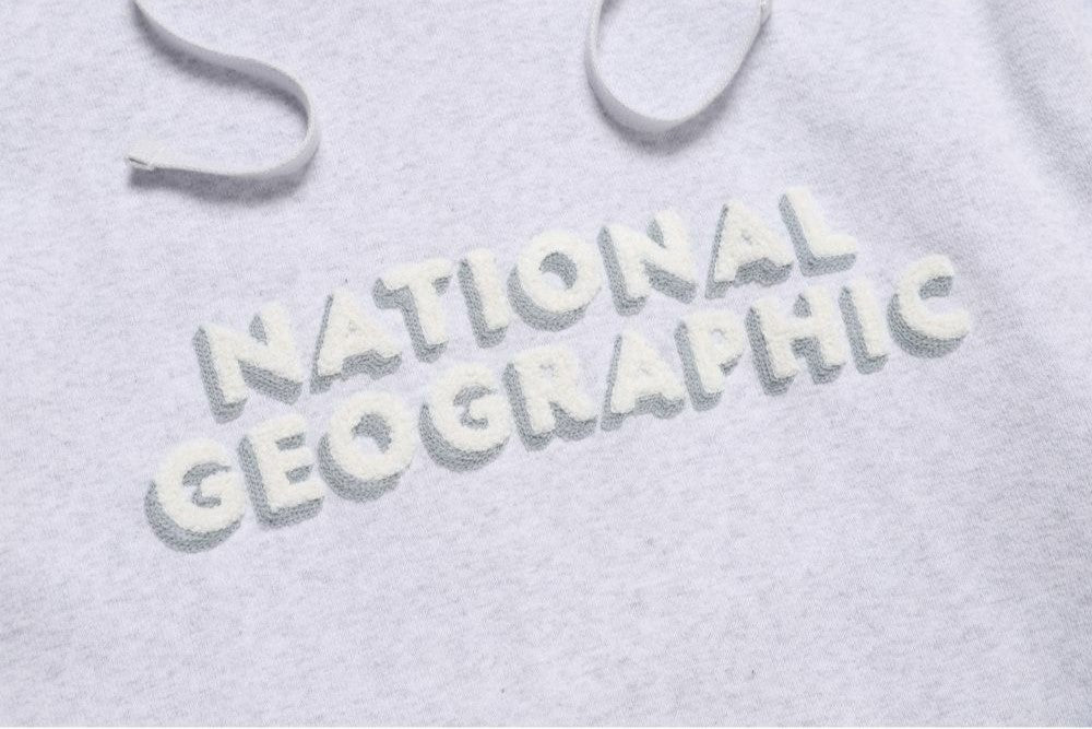 LEUCOS BIG LOGO HOODIE M/IVORY