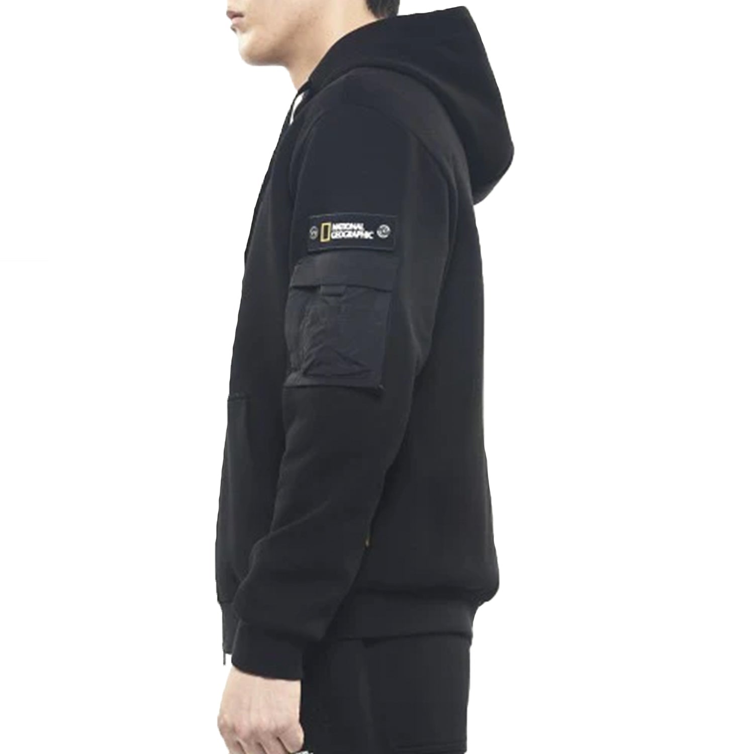 MARGAY FULL ZIP UP HOODIE CARBON BLACK