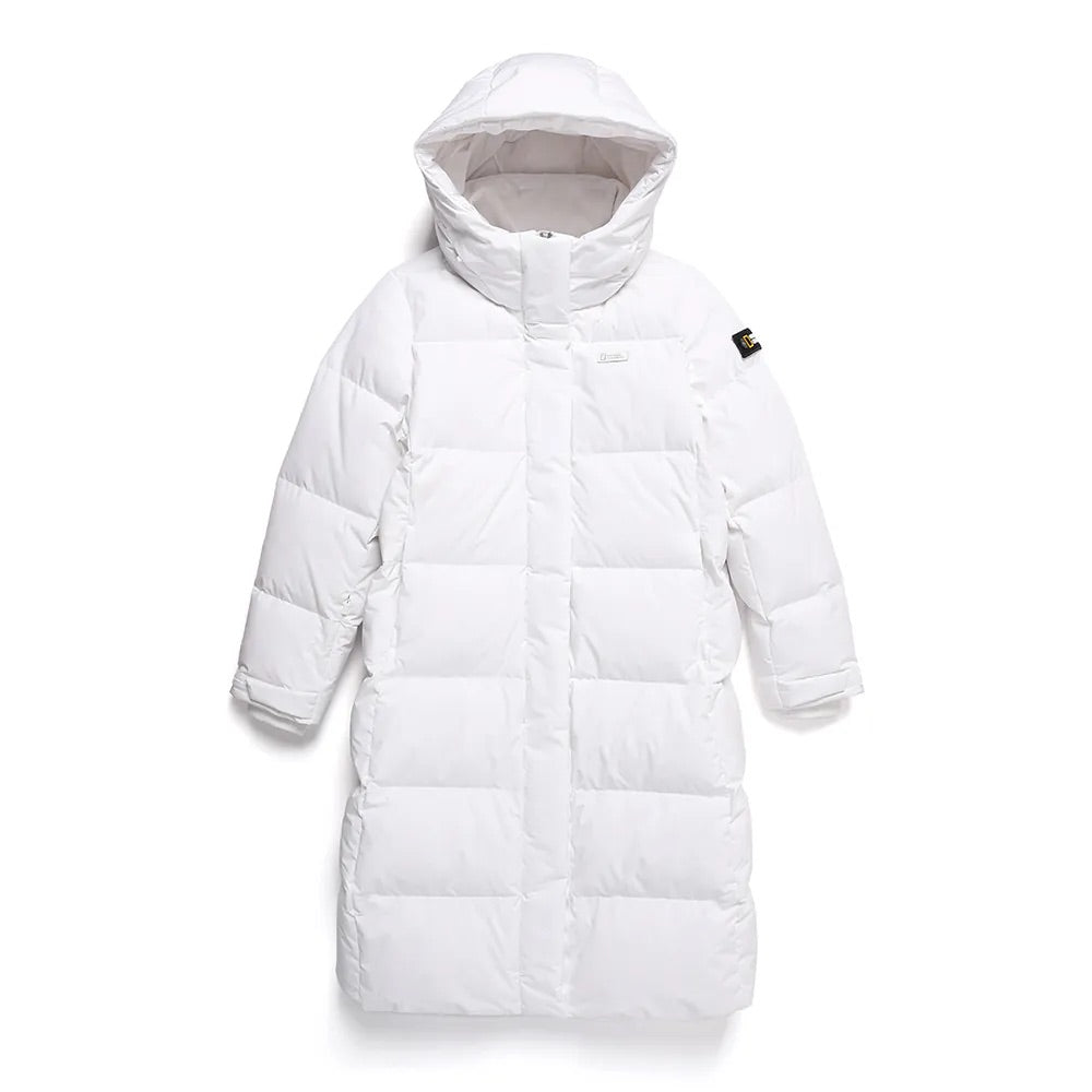 WOMEN'S CAYMAN PRO GOOSE DOWN JACKET (LONG) IVORY