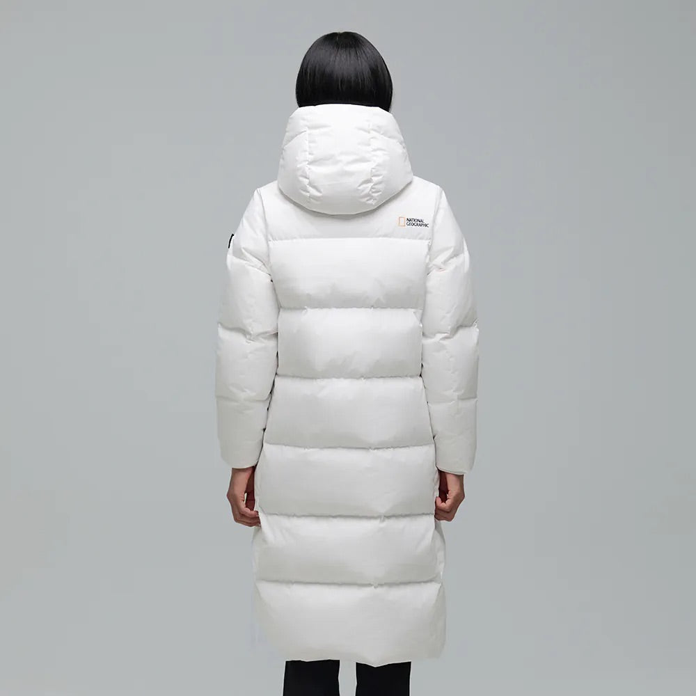 WOMEN'S CAYMAN PRO GOOSE DOWN JACKET (LONG) IVORY