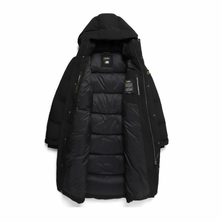 WOMEN'S CAYMAN PRO GOOSE DOWN JACKET (LONG) CARBON BLACK