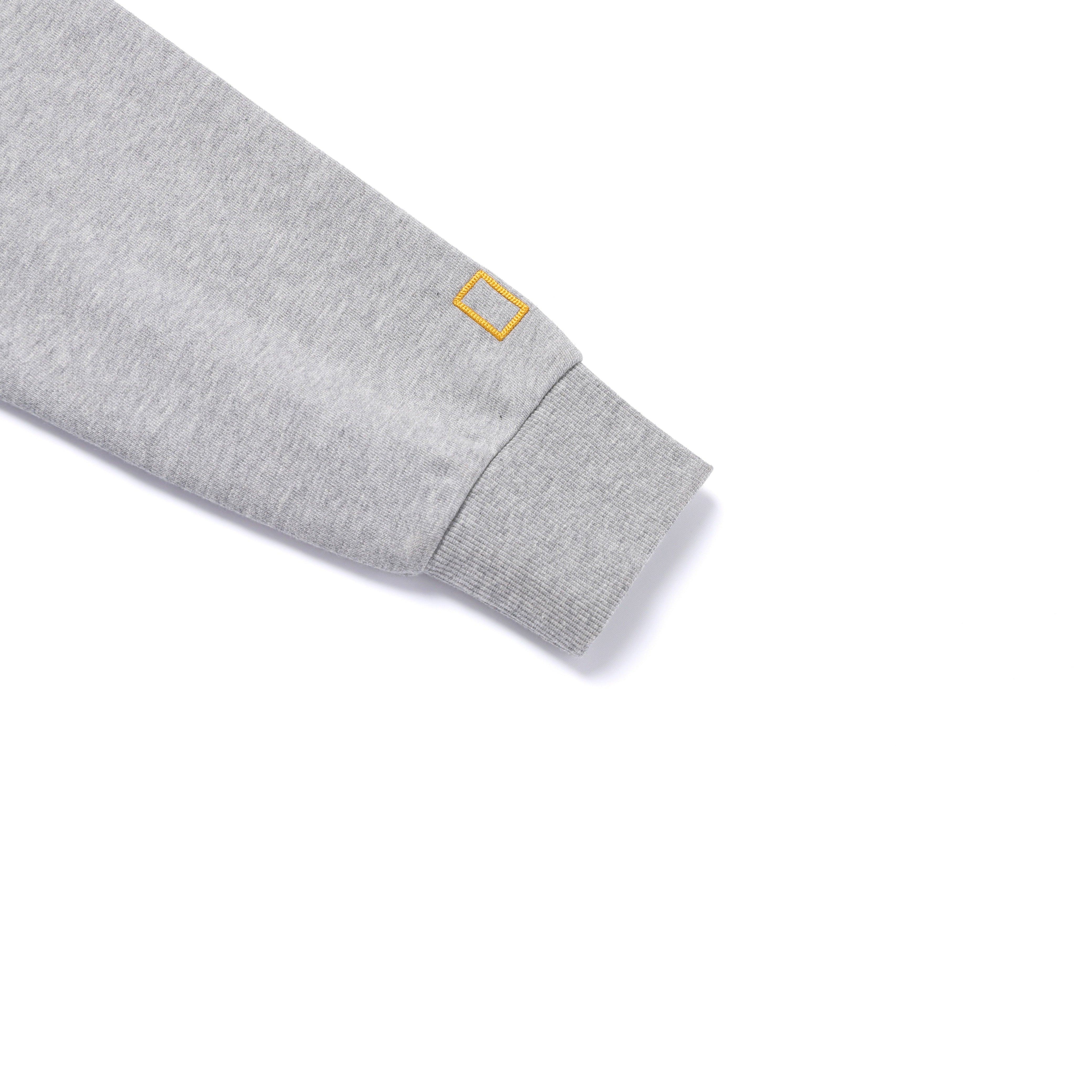 WOMEN ANIMAL WAPPEN TRAINING HOODIED ZIP-UP M/GREY