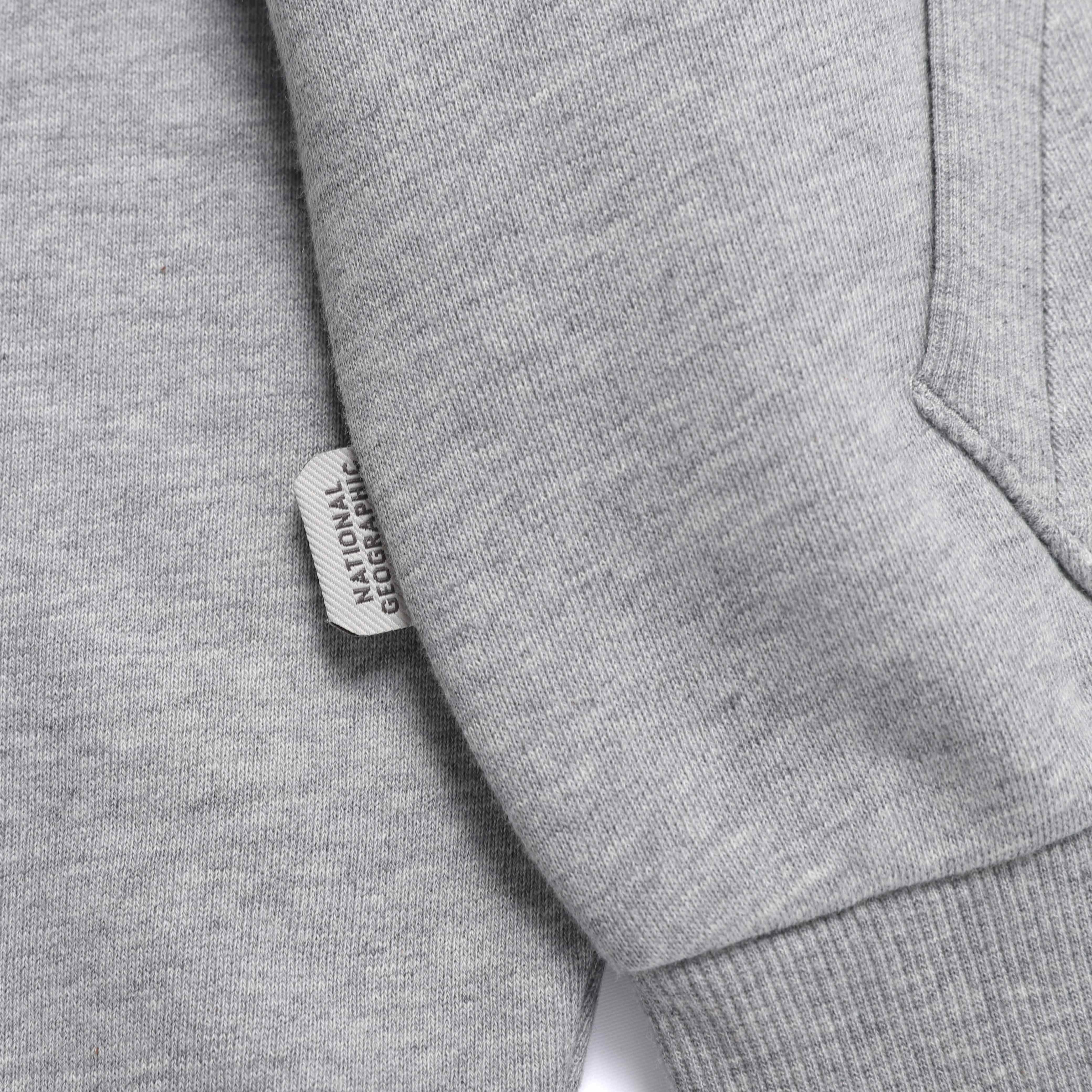 WOMEN ANIMAL WAPPEN TRAINING HOODIED ZIP-UP M/GREY