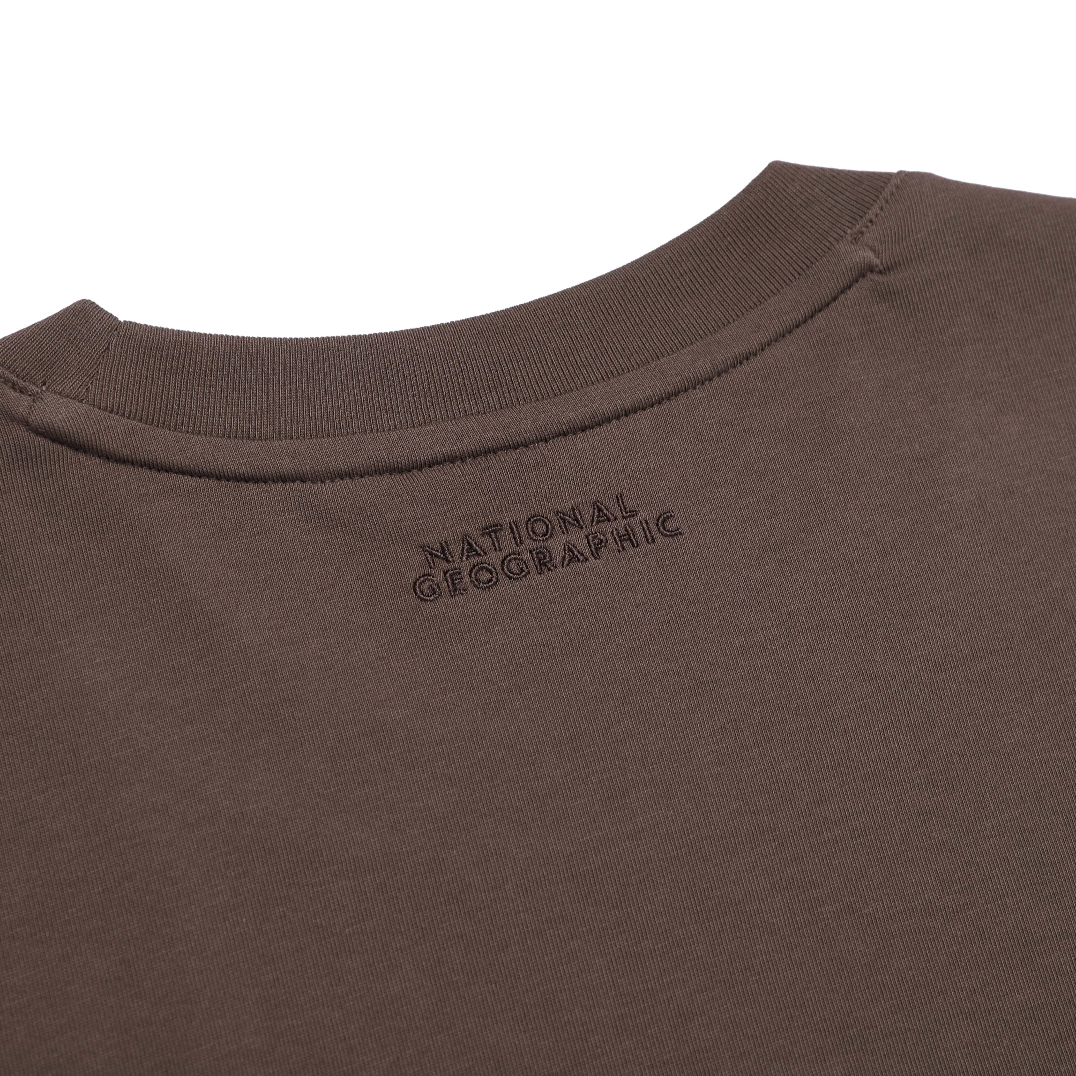 WOMEN ANIMAL WAPPEN T-SHIRTS BROWN