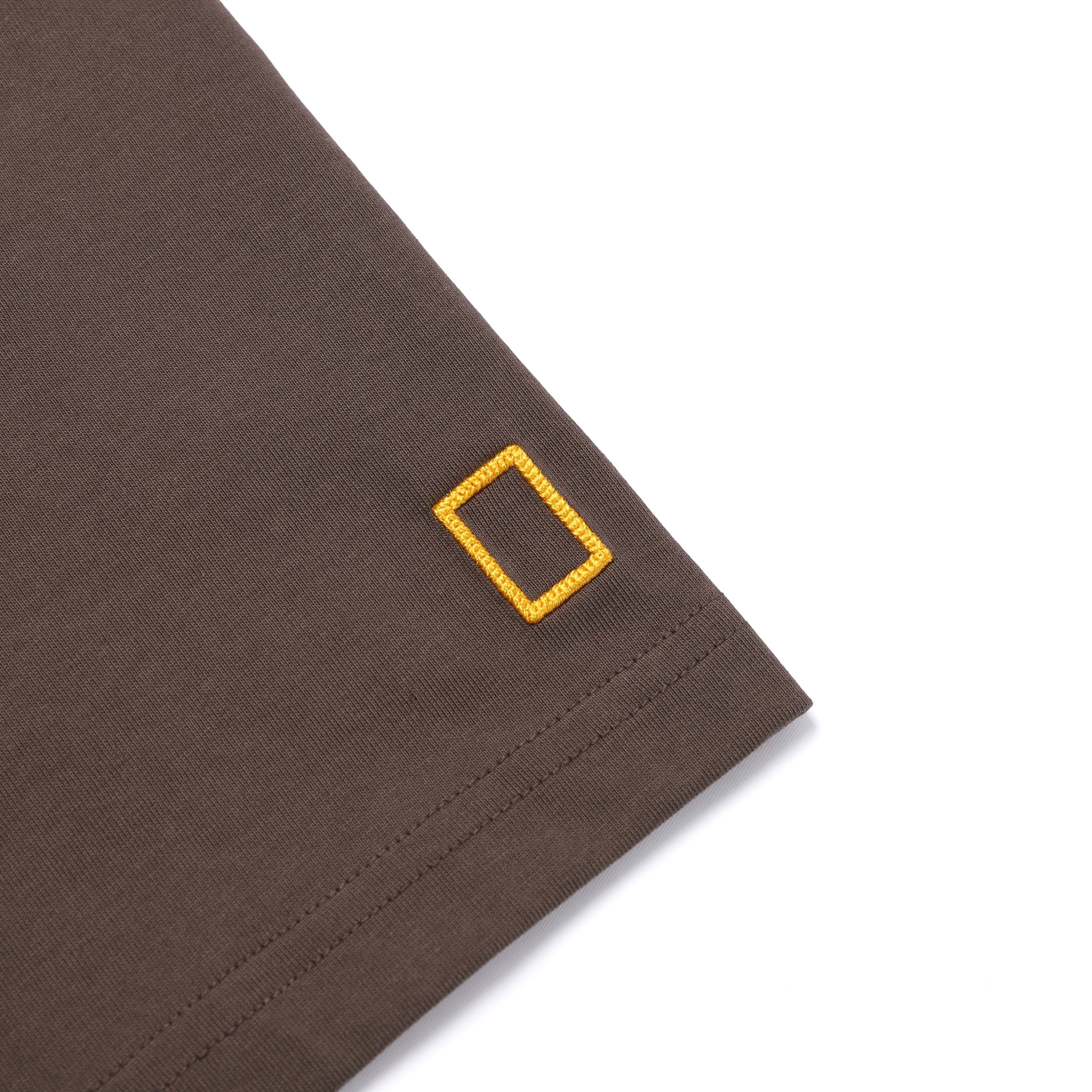 WOMEN ANIMAL WAPPEN T-SHIRTS BROWN