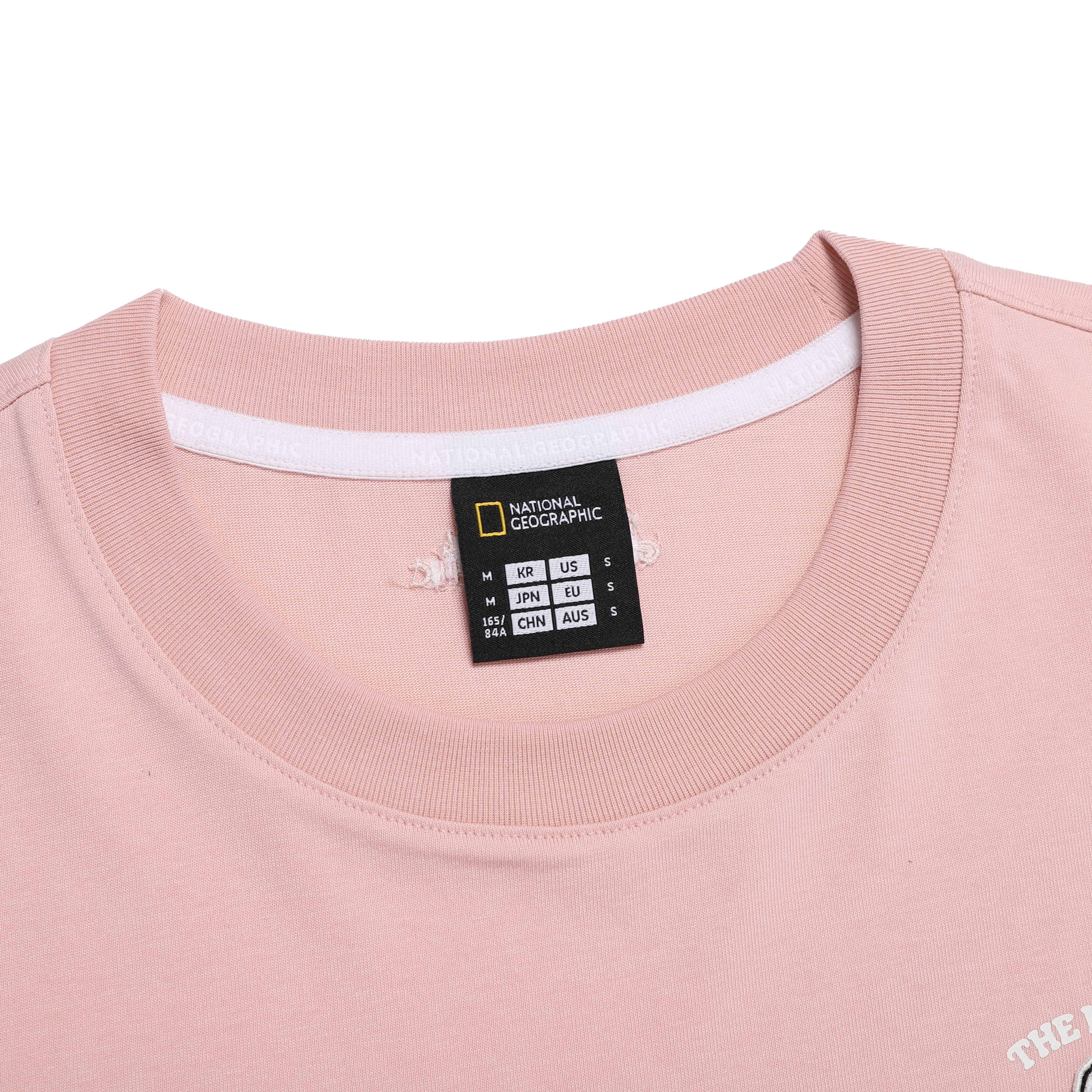 WOMEN ANIMAL WAPPEN T-SHIRTS PINK