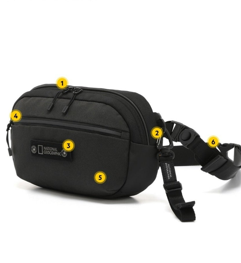 NRN FIELD SLING BAG BLACK