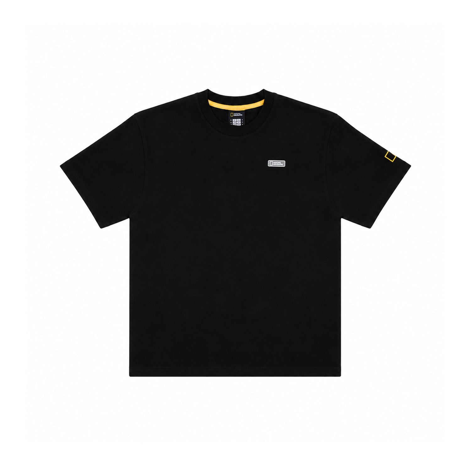 INDONESIA ISLAND SHORT SLEEVE T-SHIRT (SEMI OVER FIT) BLACK