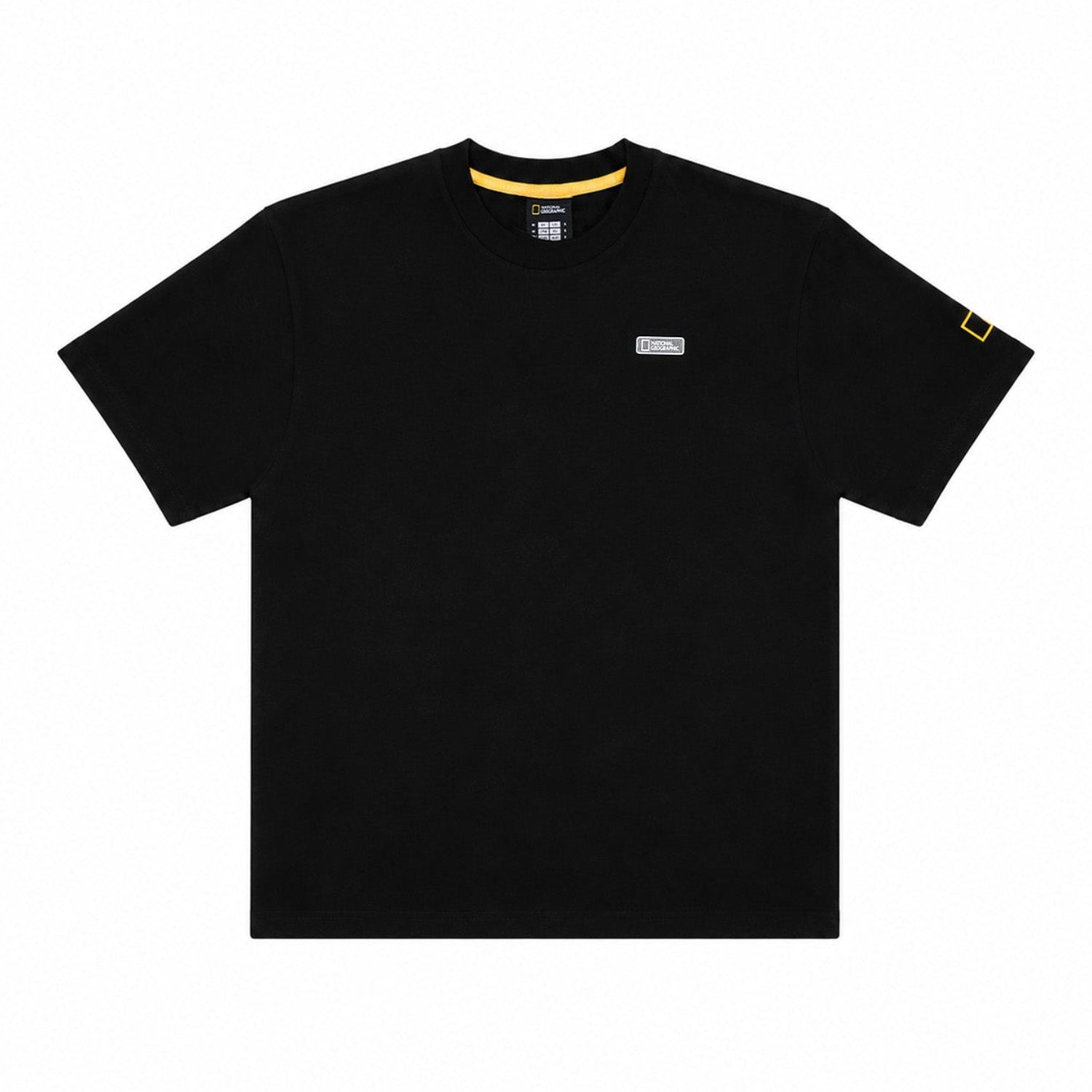 INDONESIA ISLAND SHORT SLEEVE T-SHIRT (SEMI OVER FIT) BLACK