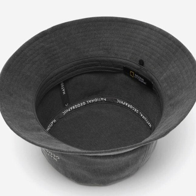 STITCH WASHING BUCKET HAT CHARCOAL