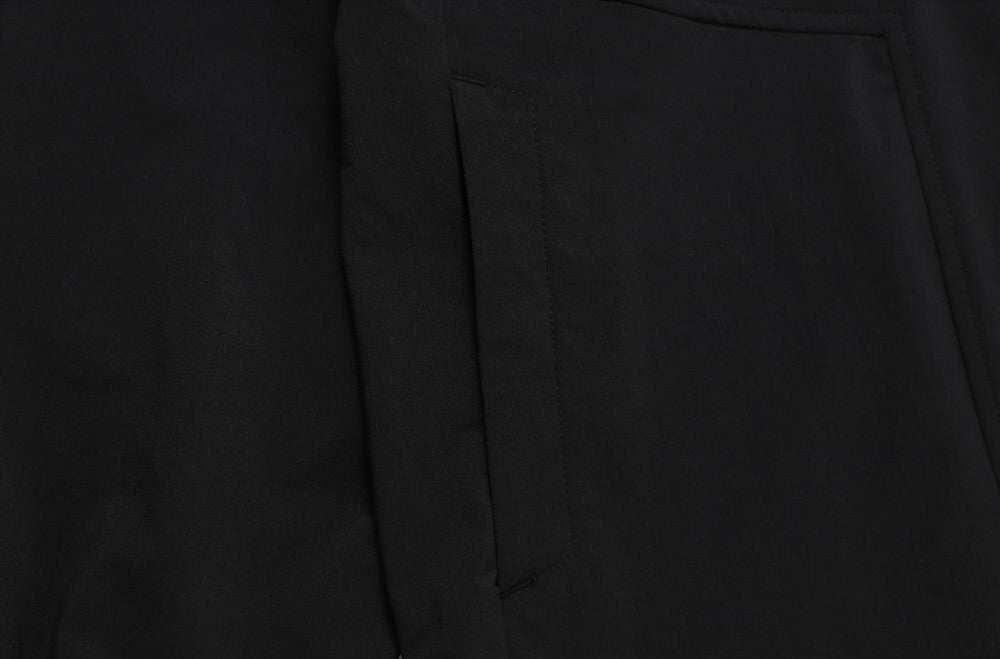 WOMEN'S ARCHELON STRETCHED WOVEN HOODIE ANORAK CARBON BLACK