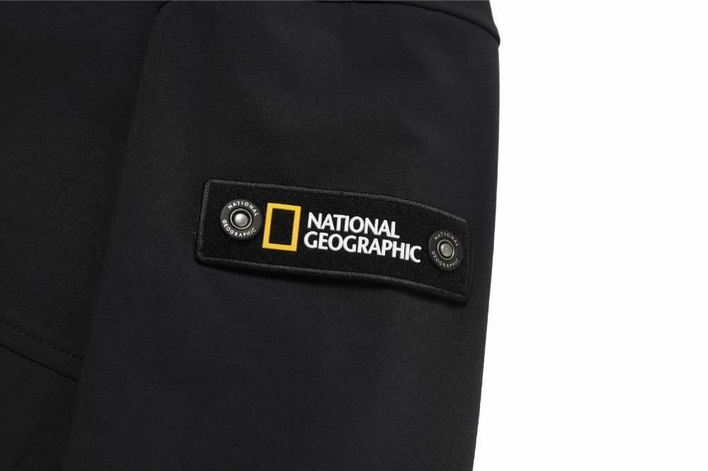 WOMEN'S ARCHELON STRETCHED WOVEN HOODIE ANORAK CARBON BLACK