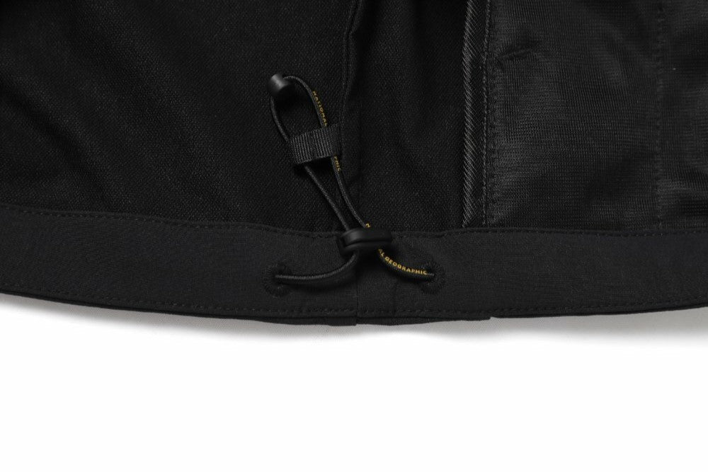 WOMEN'S ARCHELON STRETCHED WOVEN HOODIE ANORAK CARBON BLACK