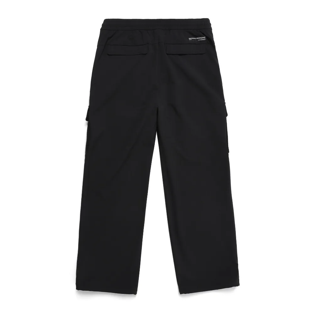 WOMEN’S ARCHELON WOVEN TRAINING WIDE PANTS CARBON BLACK