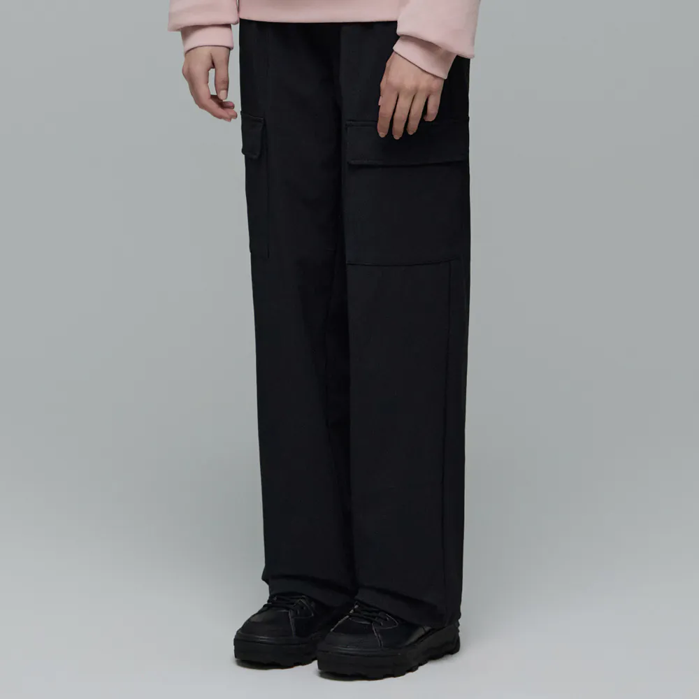 WOMEN’S ARCHELON WOVEN TRAINING WIDE PANTS CARBON BLACK