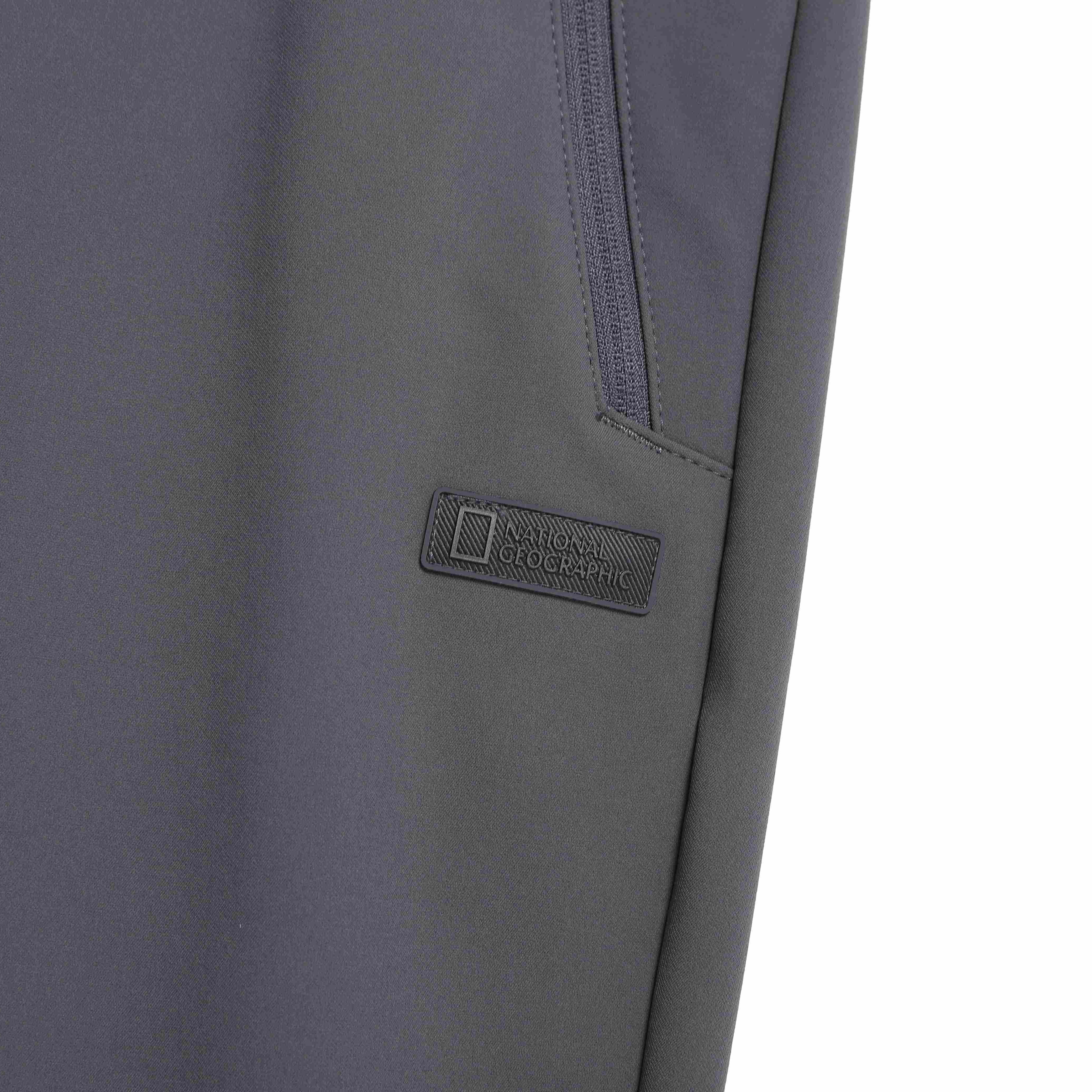 HIGH STRETCH BRUSHED PANTS IRON GREY